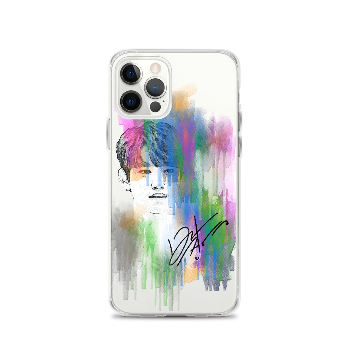 GOT7 Jinyoung, Park Jin-young Waterpaint Portrait iPhone Case