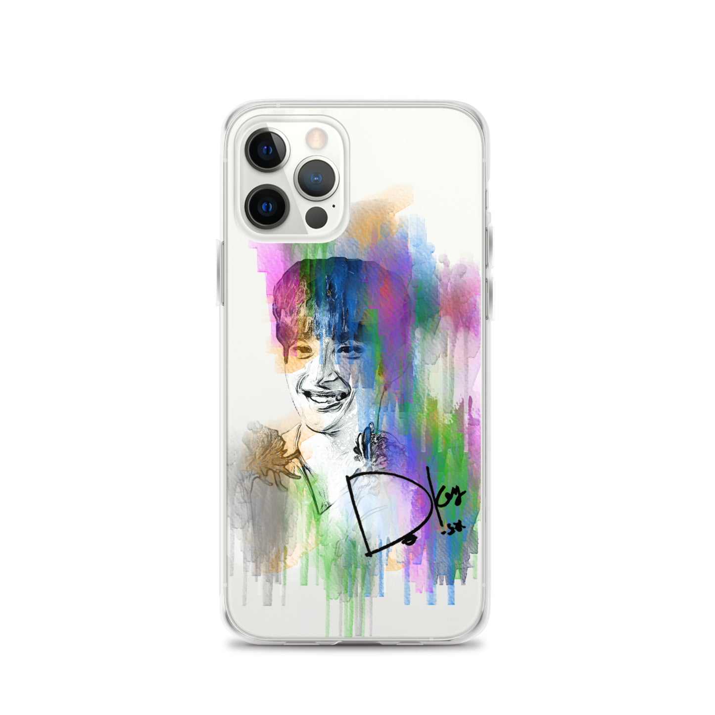 SEVENTEEN DK(Dokyeom), Lee Seok-min Waterpaint Portrait iPhone Case