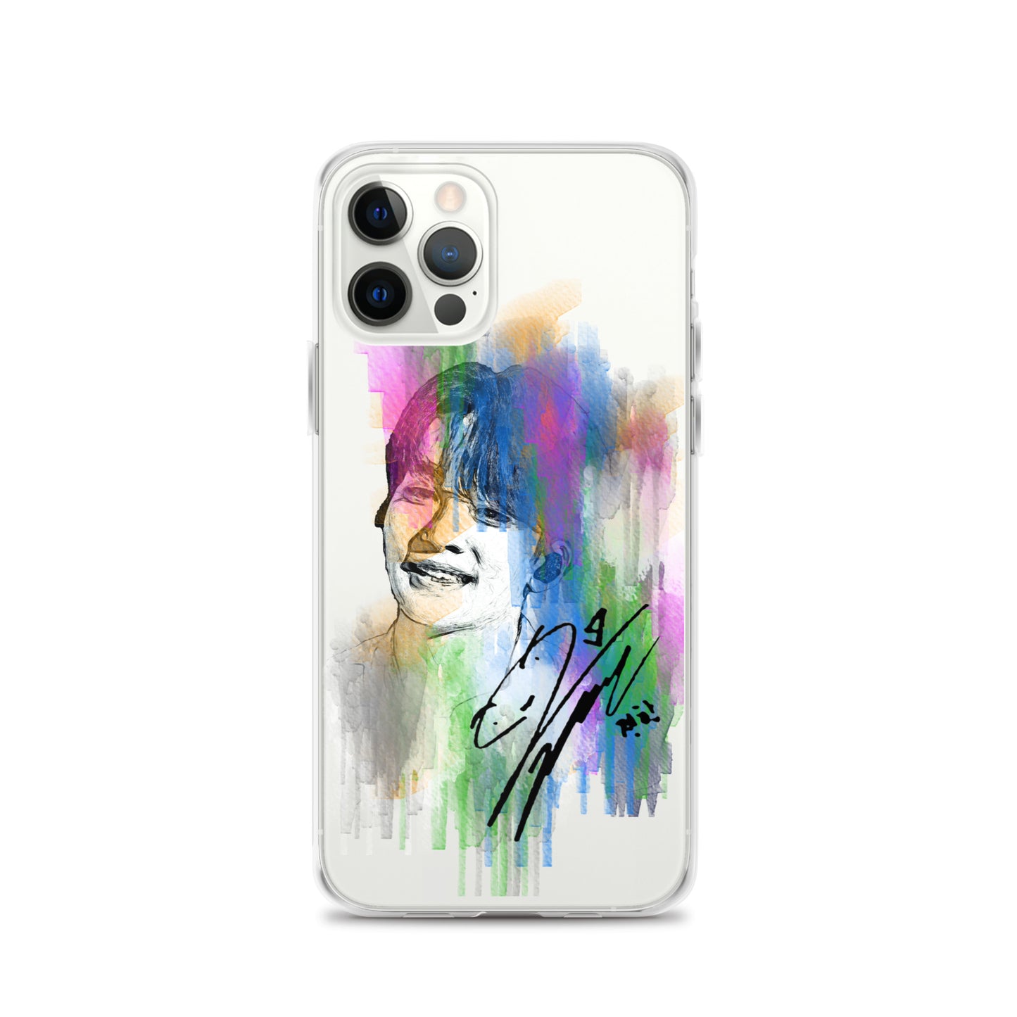 SEVENTEEN Jeonghan, Yoon Jeonghan Waterpaint Portrait iPhone Case