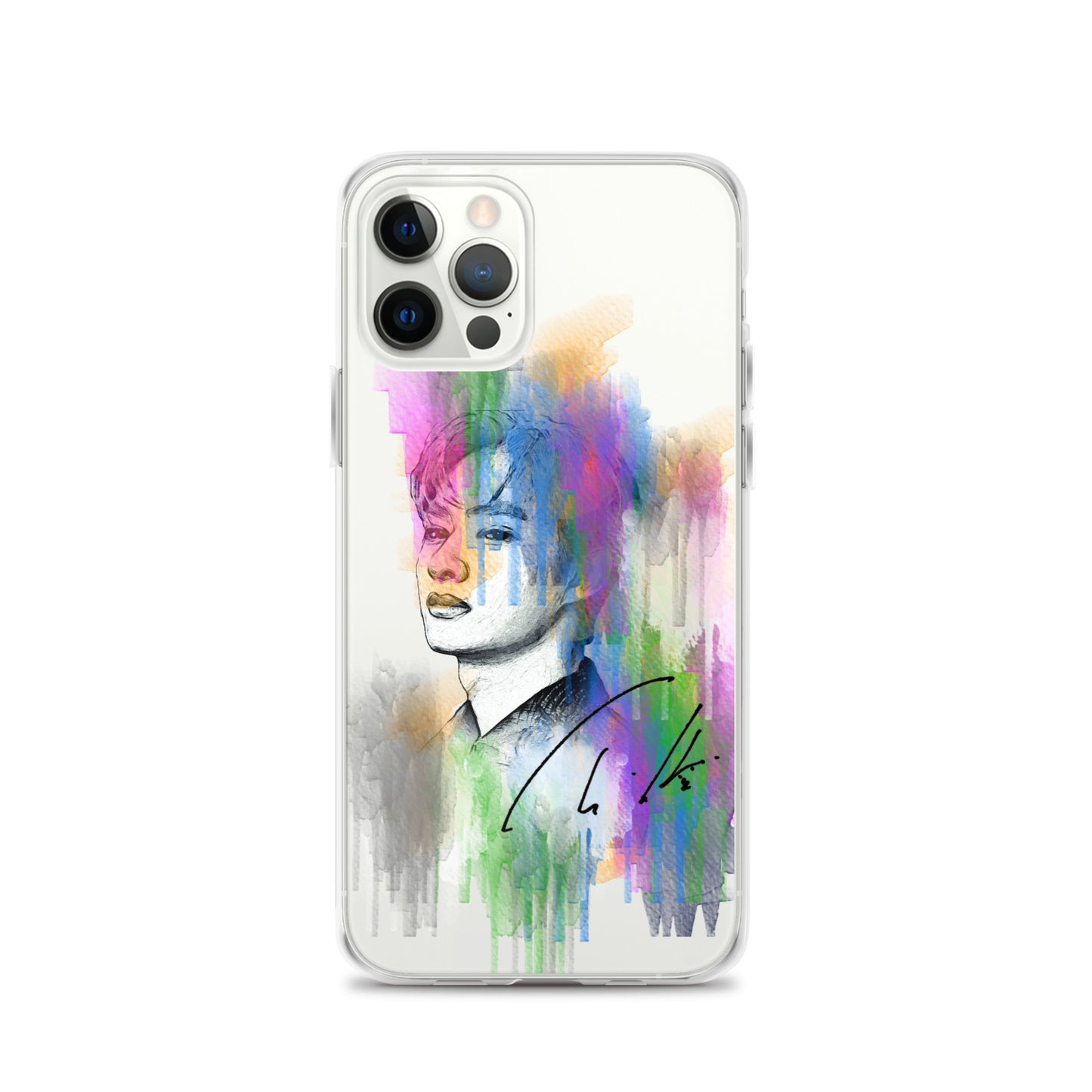 SEVENTEEN Jun, Wen Junhui Waterpaint Portrait iPhone Case