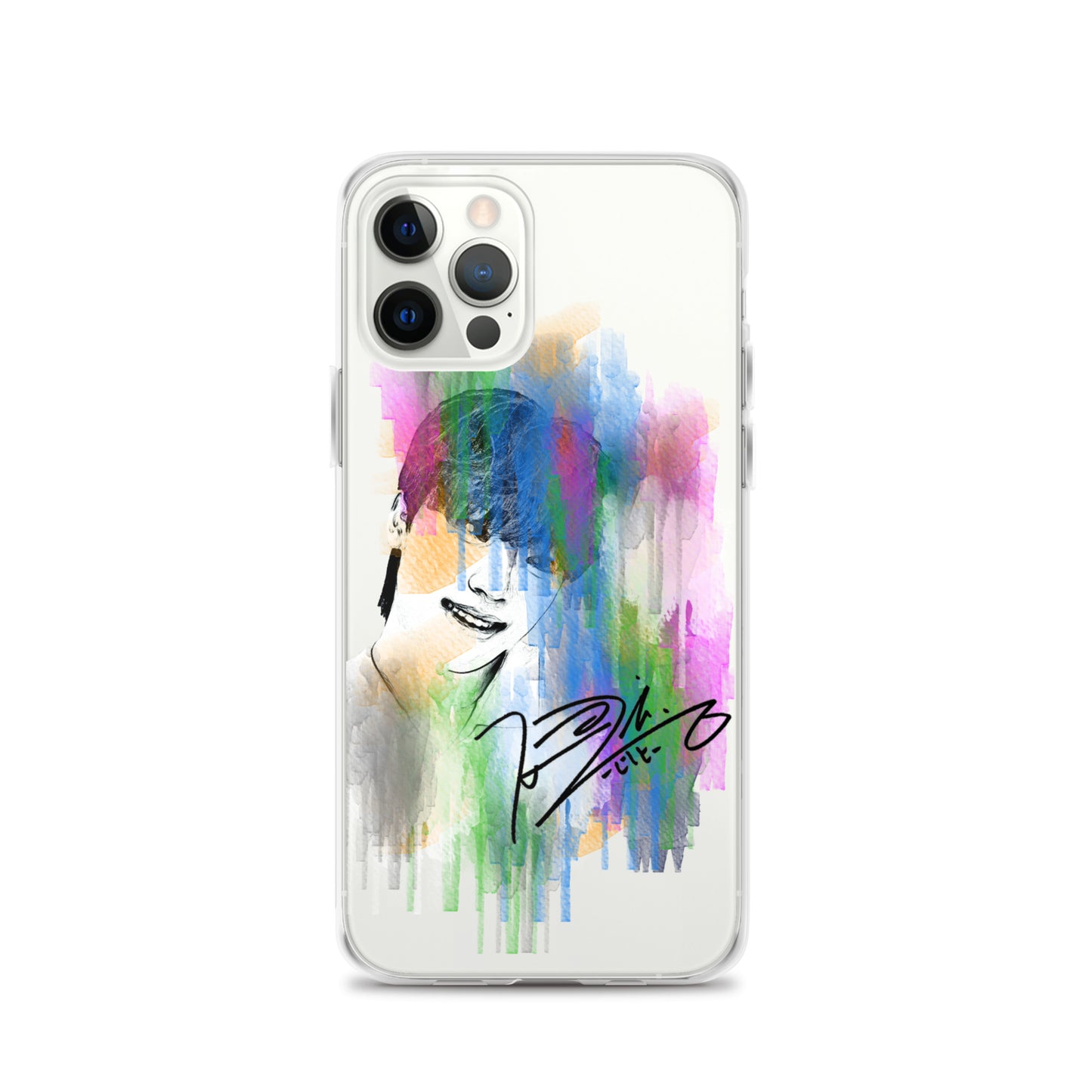 SEVENTEEN Dino, Lee Chan Waterpaint Portrait iPhone Case