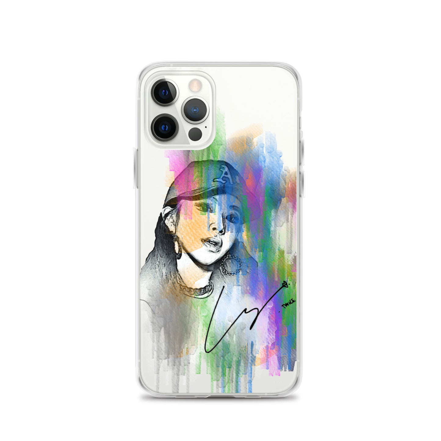 TWICE Chaeyoung, Son Chae-young Waterpaint Portrait iPhone Case