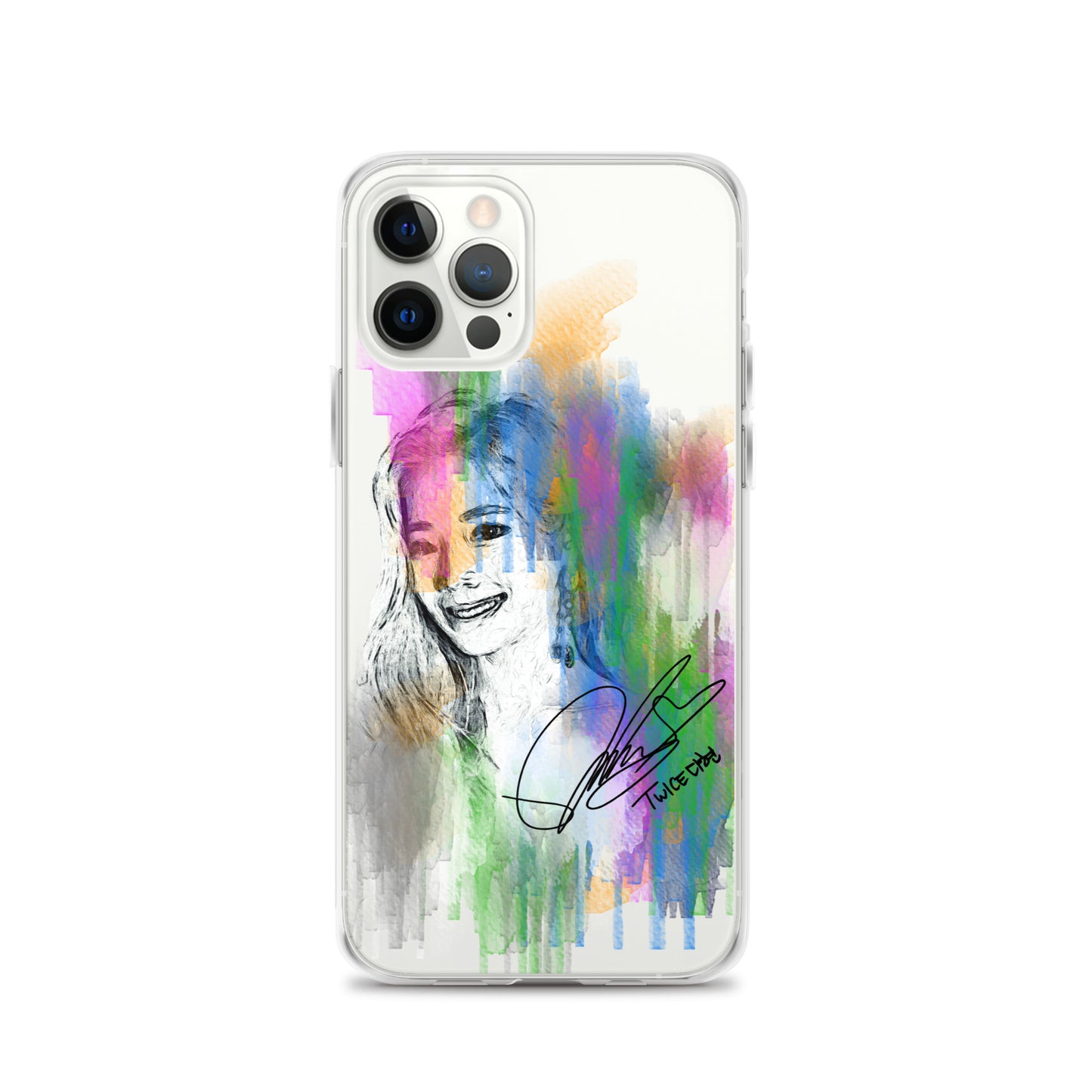 TWICE Dahyun, Kim Da Hyun Waterpaint Portrait iPhone Case