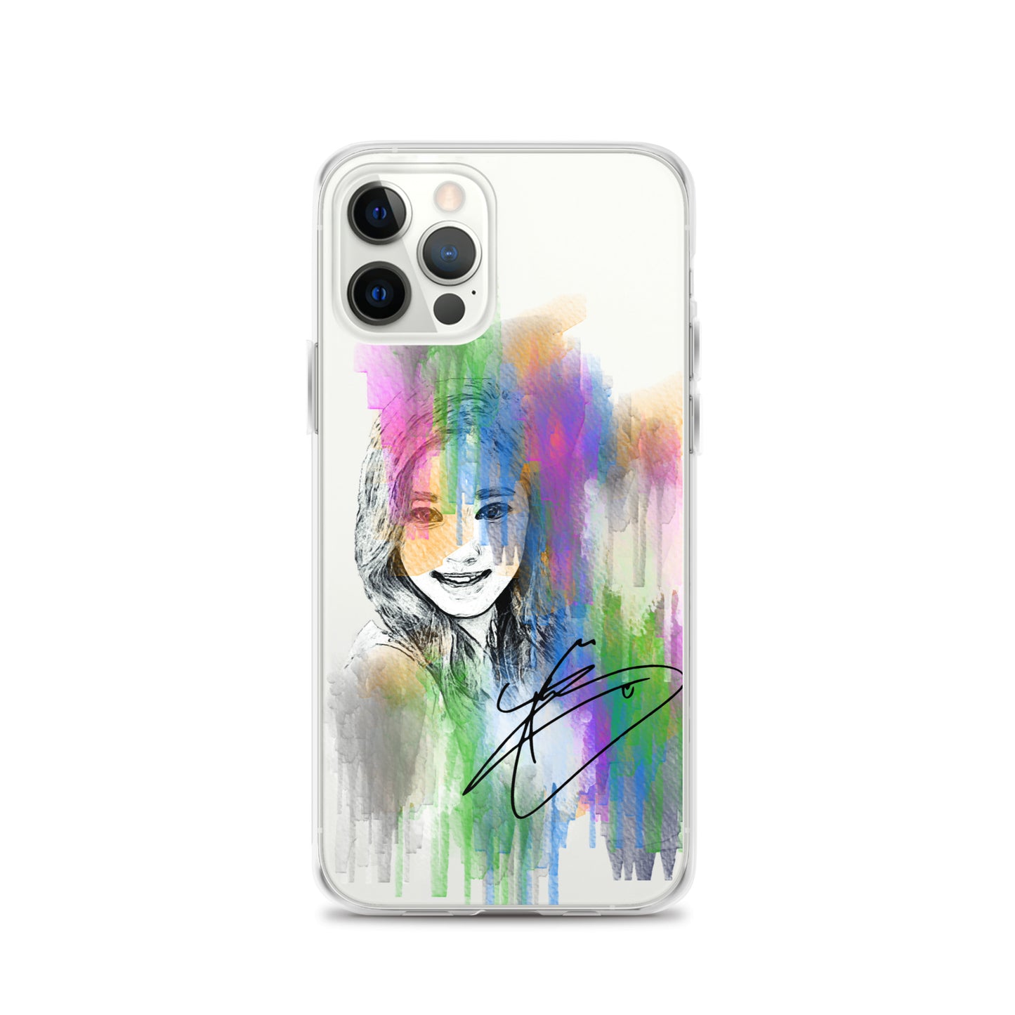 TWICE Tzuyu, Chou Tzu-yu Waterpaint Portrait iPhone Case