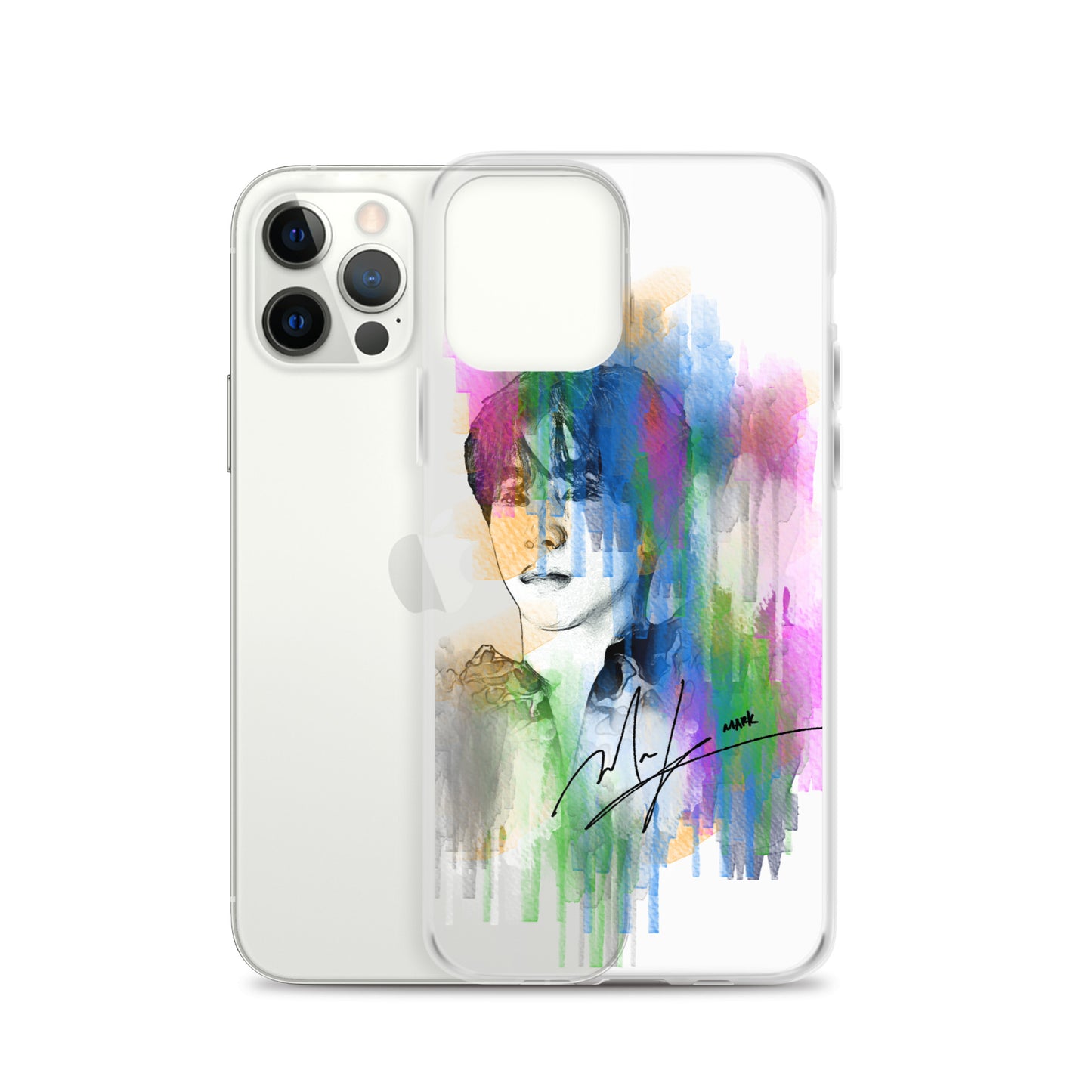 GOT7 Mark, Mark Tuan Waterpaint Portrait iPhone Case