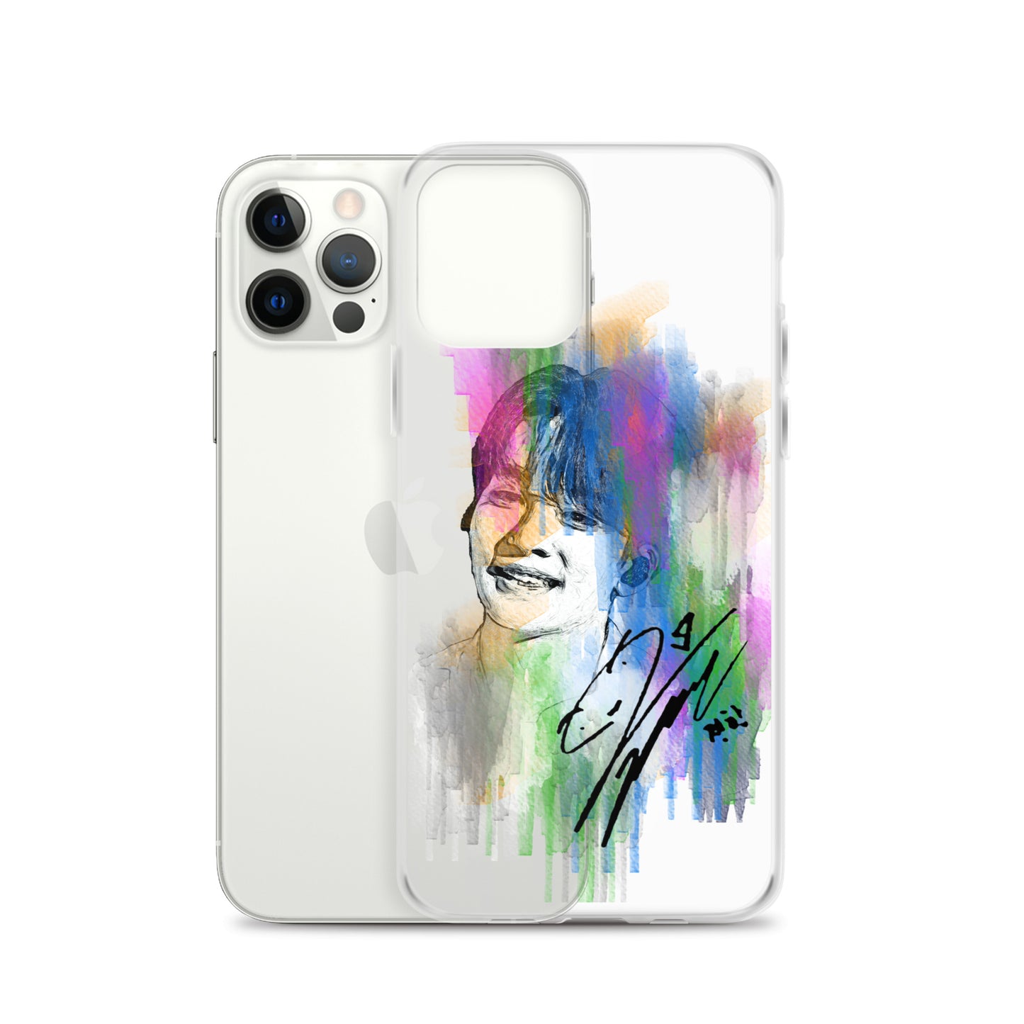 SEVENTEEN Jeonghan, Yoon Jeonghan Waterpaint Portrait iPhone Case