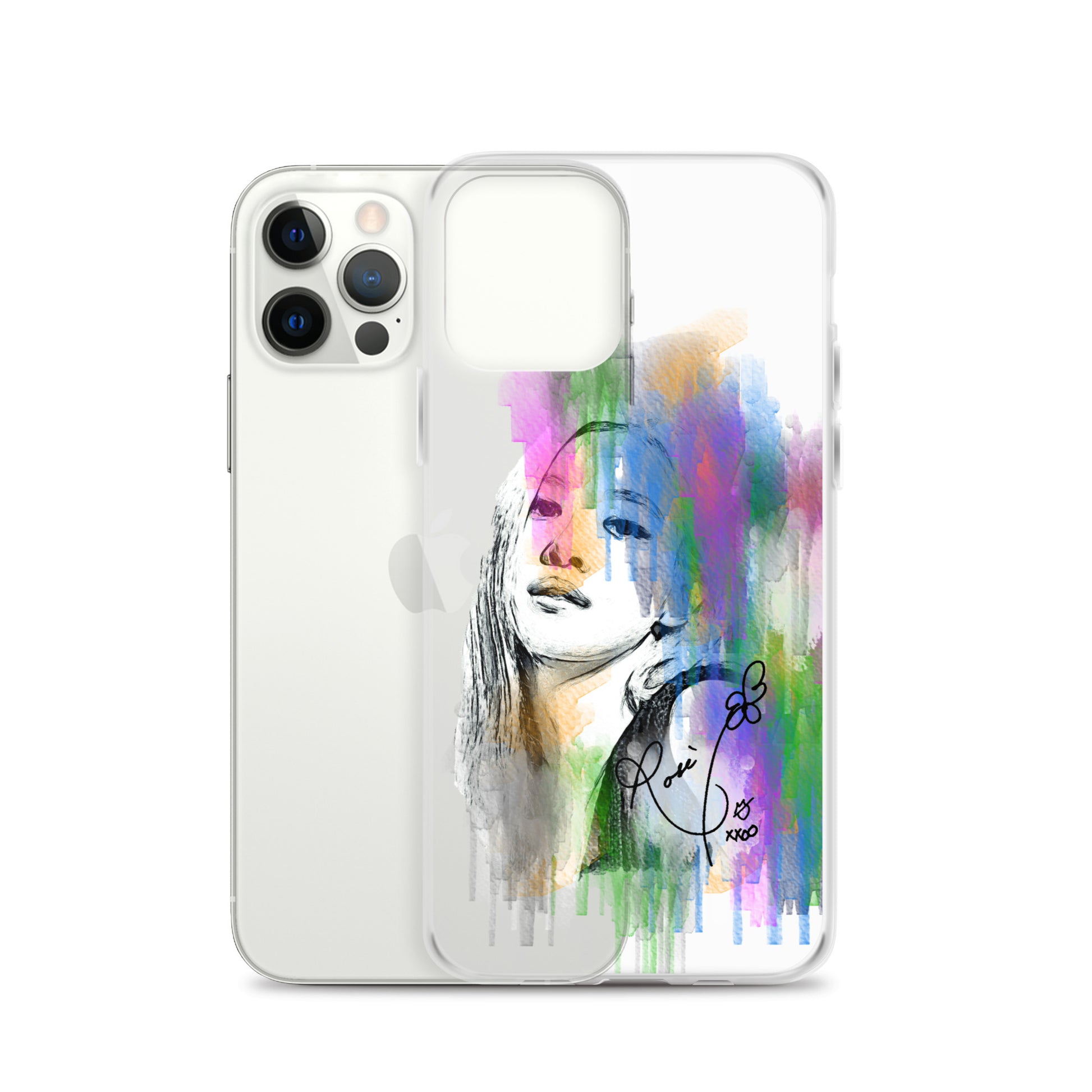 BLACKPINK Rosé, Roseanne Park Waterpaint Portrait iPhone Case - kpophow