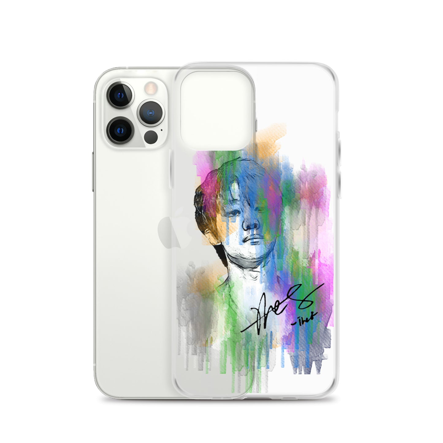 SEVENTEEN The8, Xu Minghao Waterpaint Portrait iPhone Case