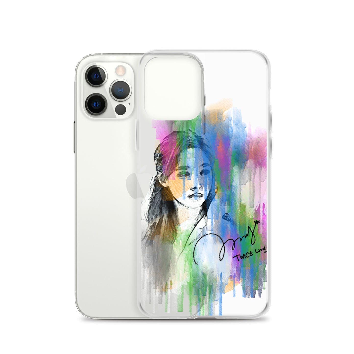 TWICE Nayeon, Im Na-yeon Waterpaint Portrait iPhone Case