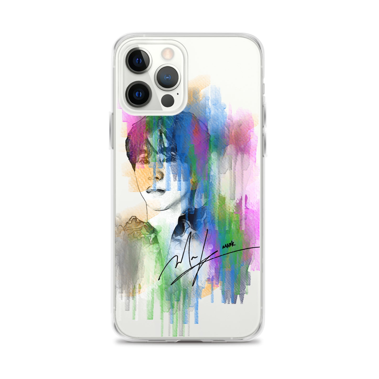 GOT7 Mark, Mark Tuan Waterpaint Portrait iPhone Case