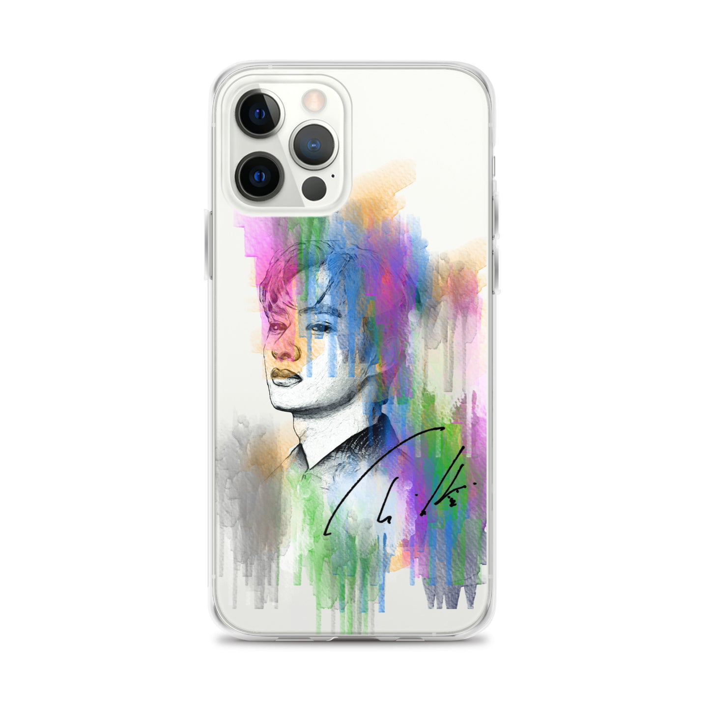 SEVENTEEN Jun, Wen Junhui Waterpaint Portrait iPhone Case