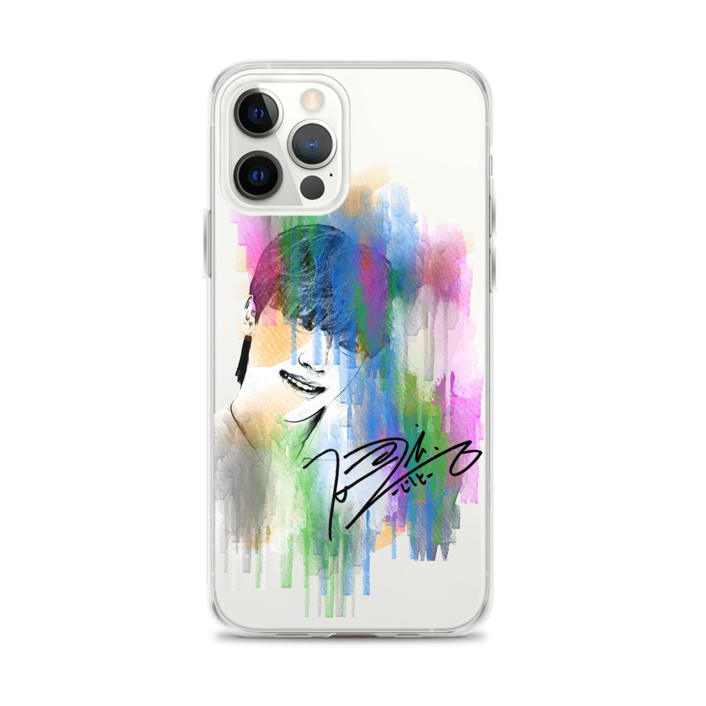 SEVENTEEN Dino, Lee Chan Waterpaint Portrait iPhone Case