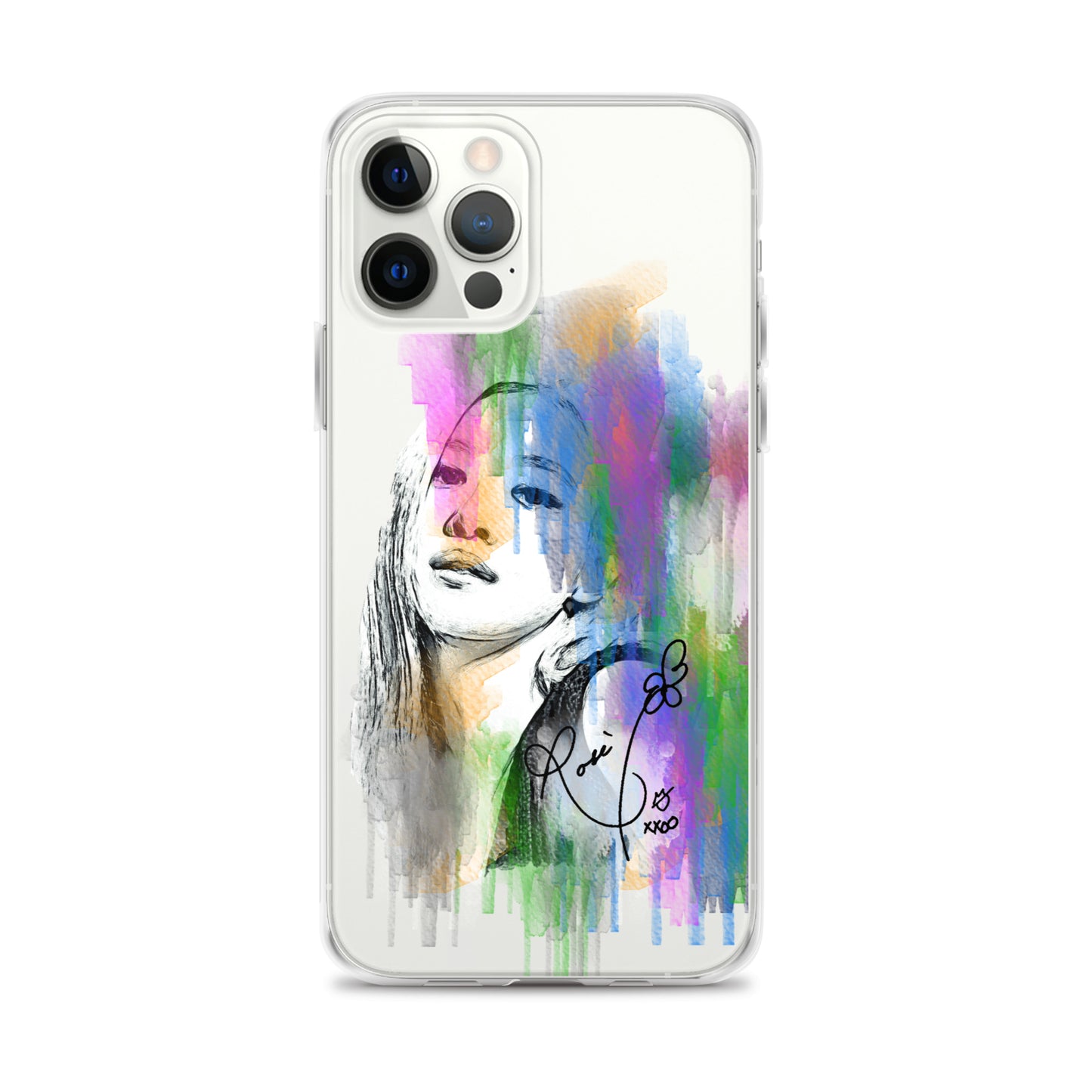 BLACKPINK Rosé, Roseanne Park Waterpaint Portrait iPhone Case - kpophow