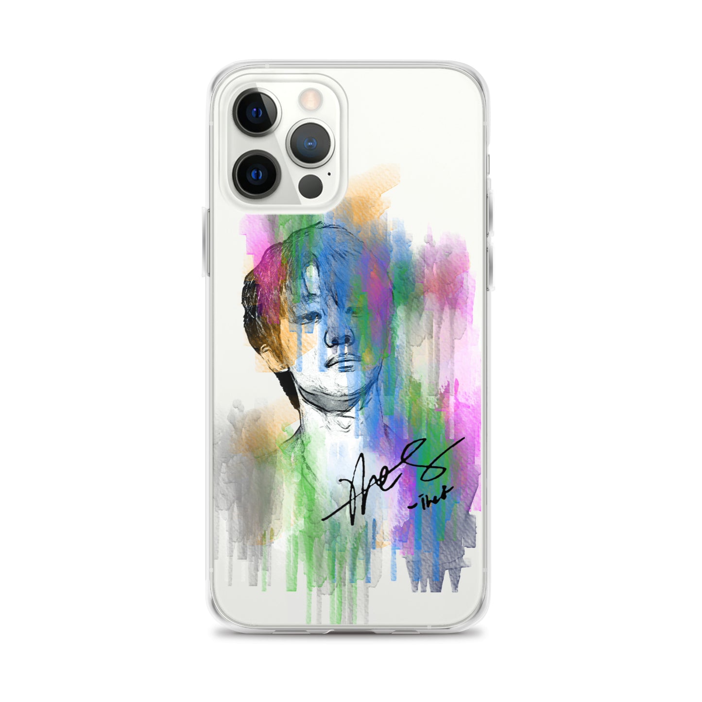 SEVENTEEN The8, Xu Minghao Waterpaint Portrait iPhone Case