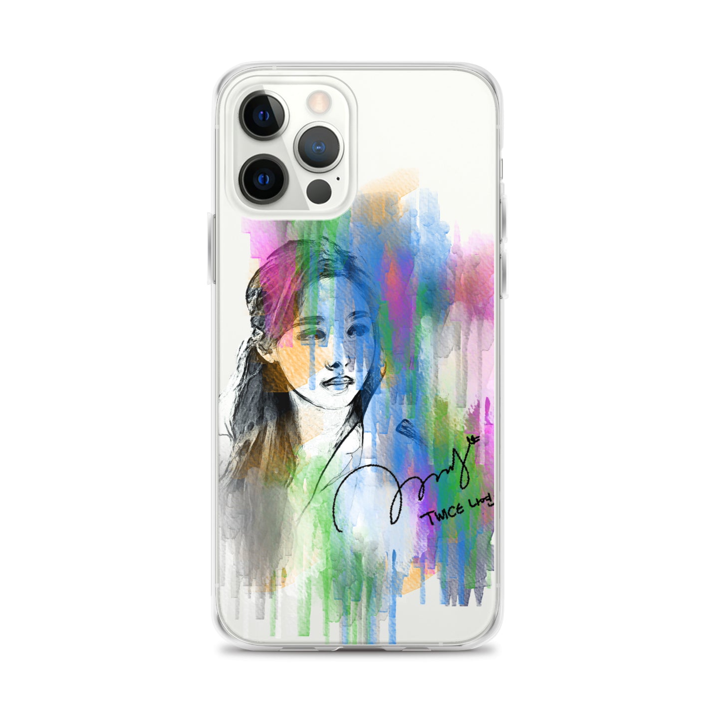 TWICE Nayeon, Im Na-yeon Waterpaint Portrait iPhone Case