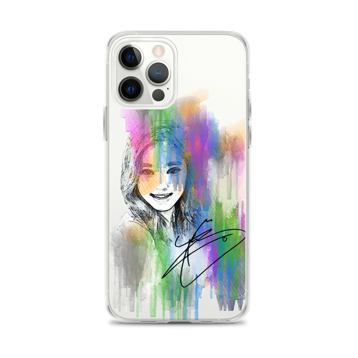 TWICE Tzuyu, Chou Tzu-yu Waterpaint Portrait iPhone Case