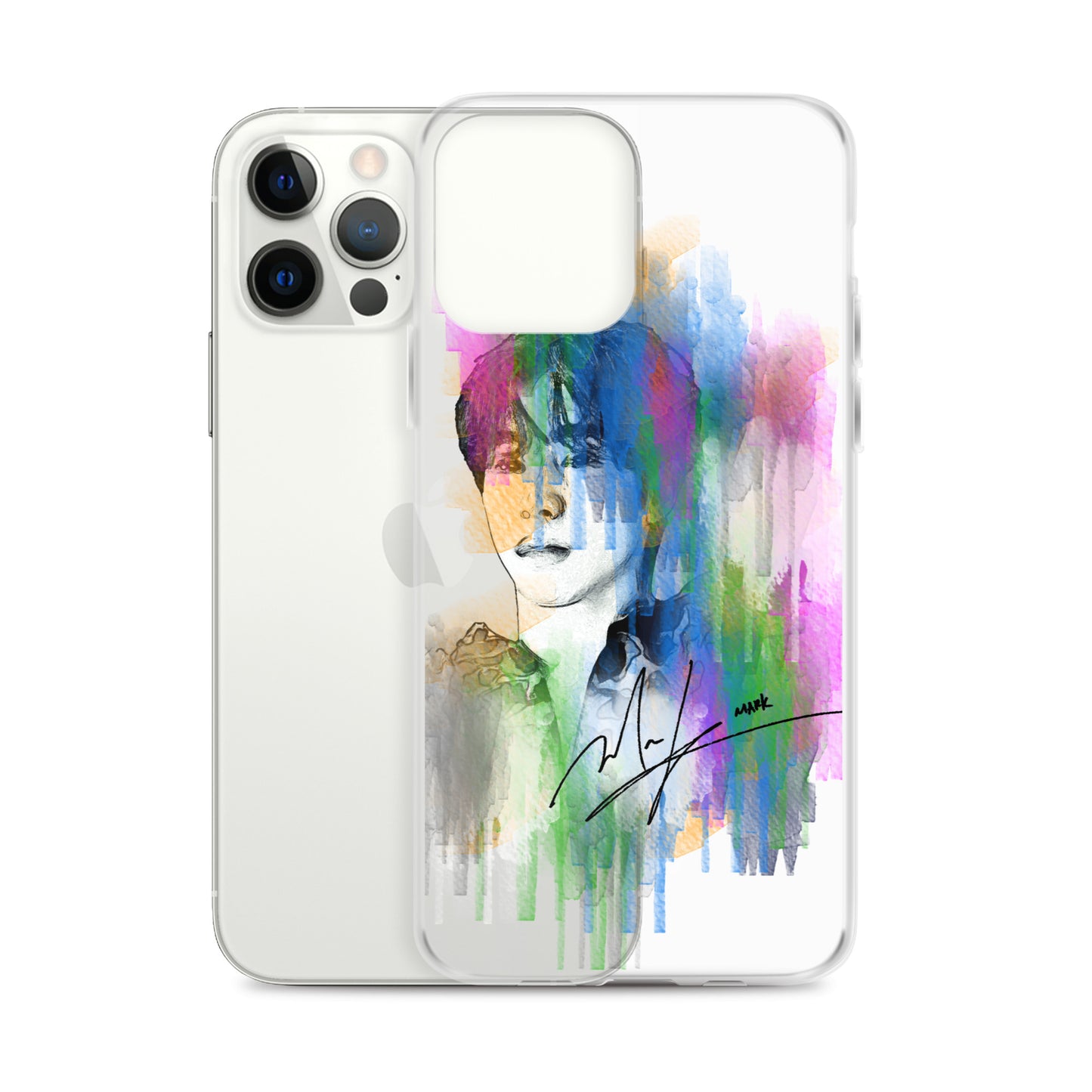 GOT7 Mark, Mark Tuan Waterpaint Portrait iPhone Case