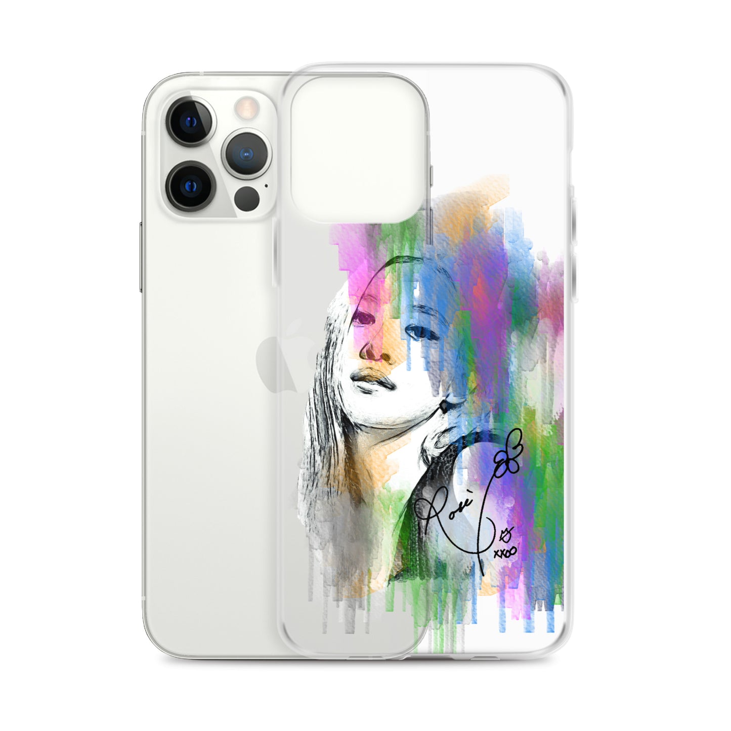 BLACKPINK Rosé, Roseanne Park Waterpaint Portrait iPhone Case - kpophow