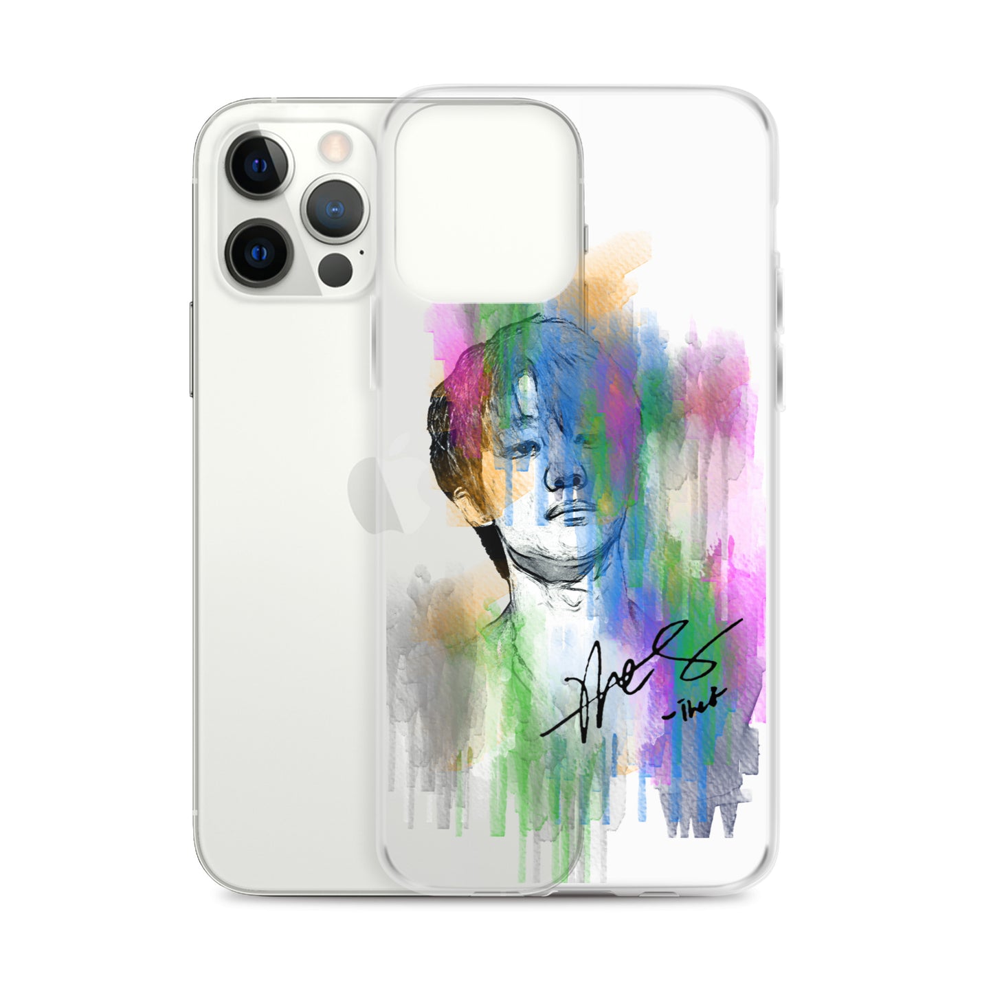 SEVENTEEN The8, Xu Minghao Waterpaint Portrait iPhone Case