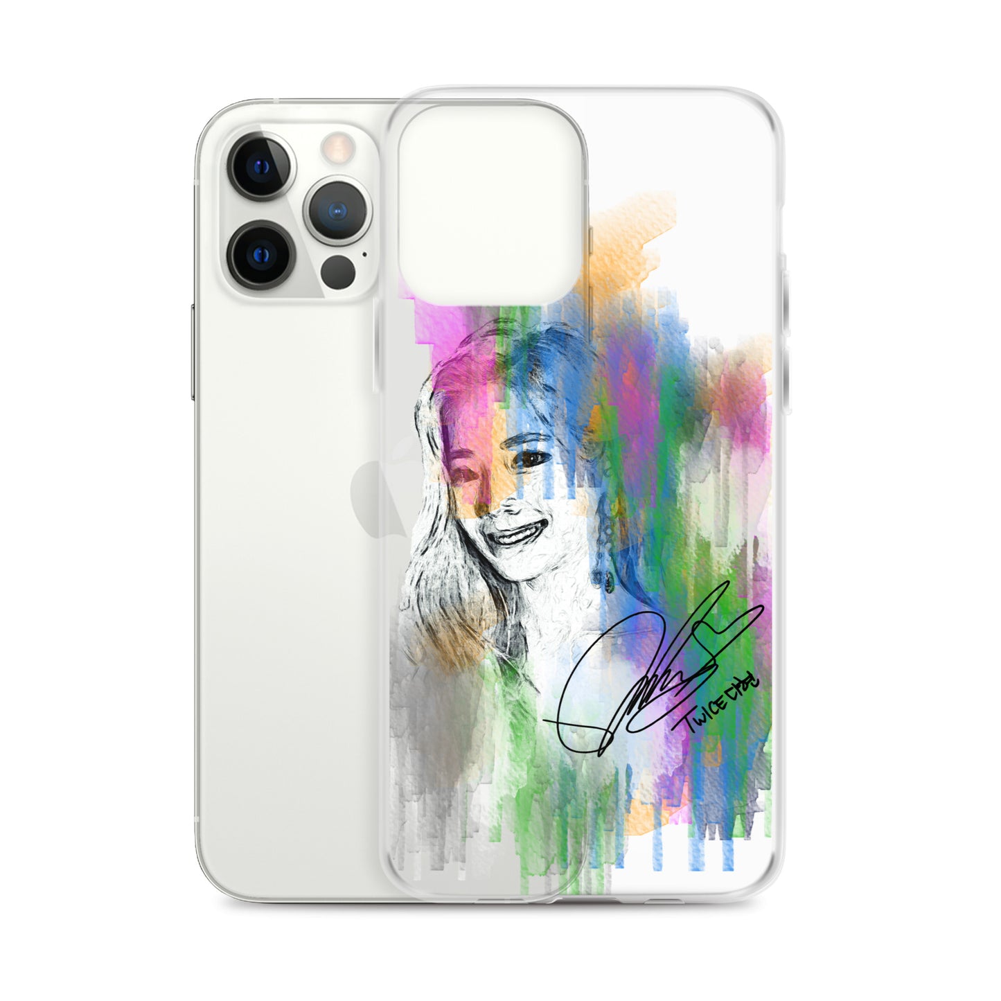 TWICE Dahyun, Kim Da Hyun Waterpaint Portrait iPhone Case