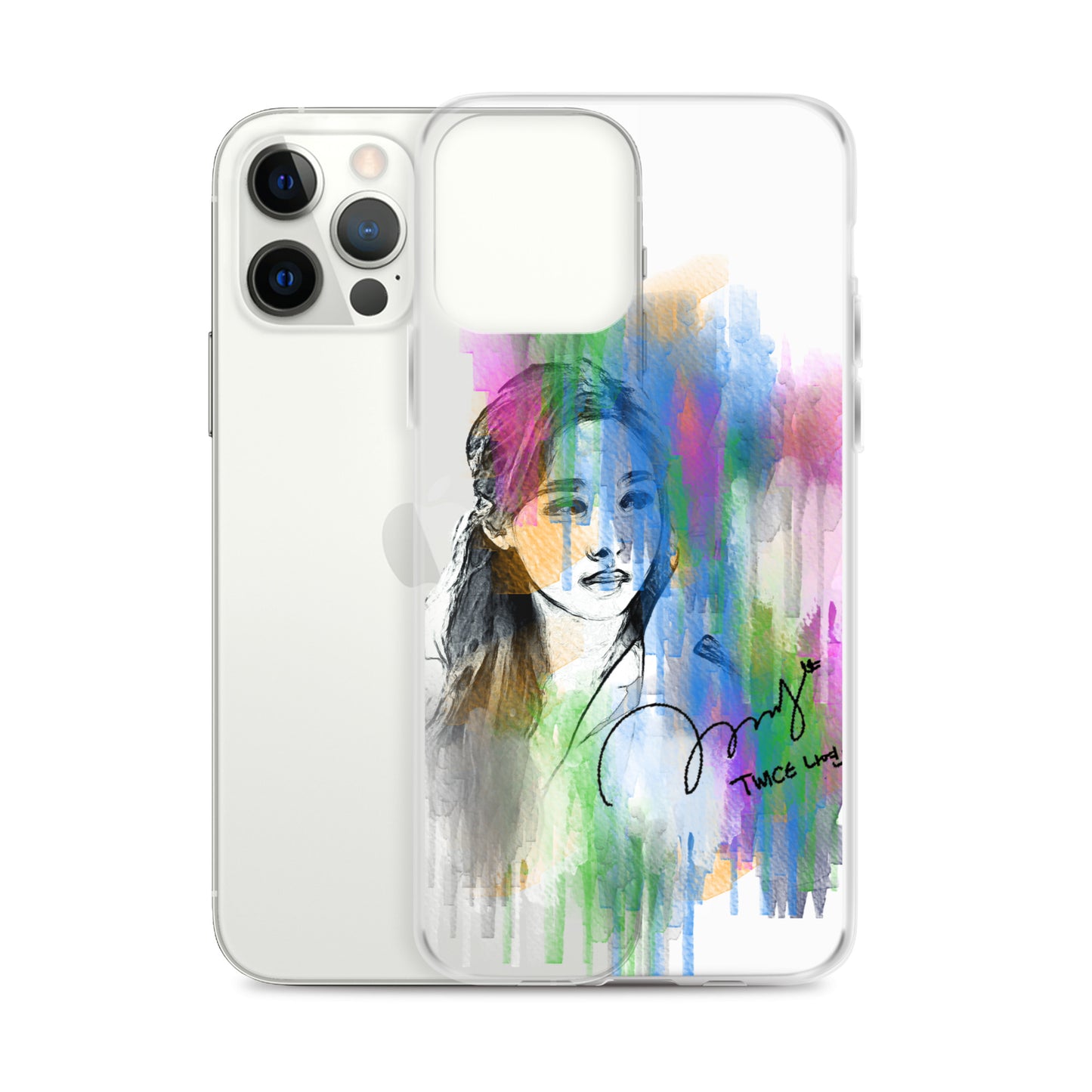 TWICE Nayeon, Im Na-yeon Waterpaint Portrait iPhone Case