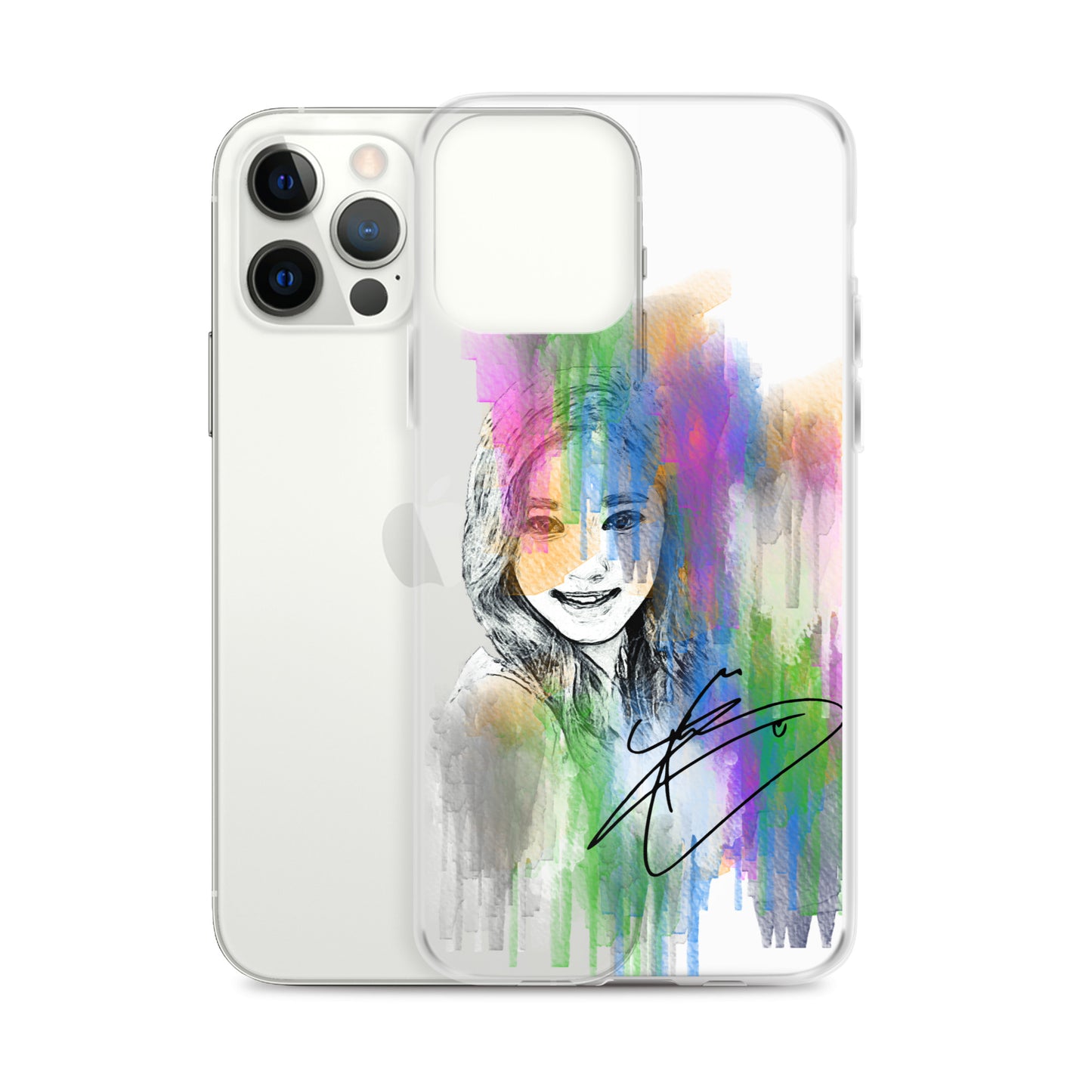 TWICE Tzuyu, Chou Tzu-yu Waterpaint Portrait iPhone Case