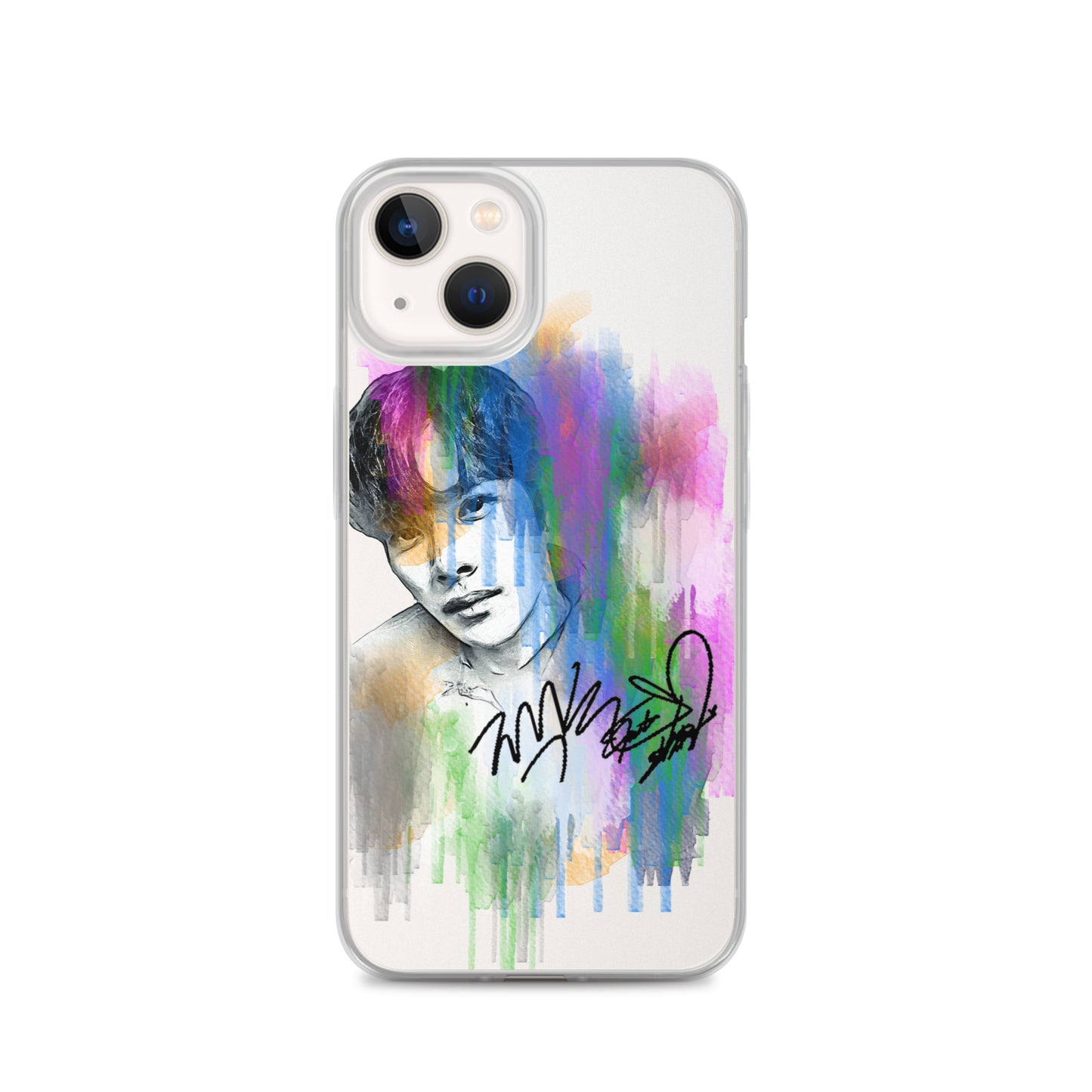 GOT7 Jackson, Jackson Wang Waterpaint Portrait iPhone Case