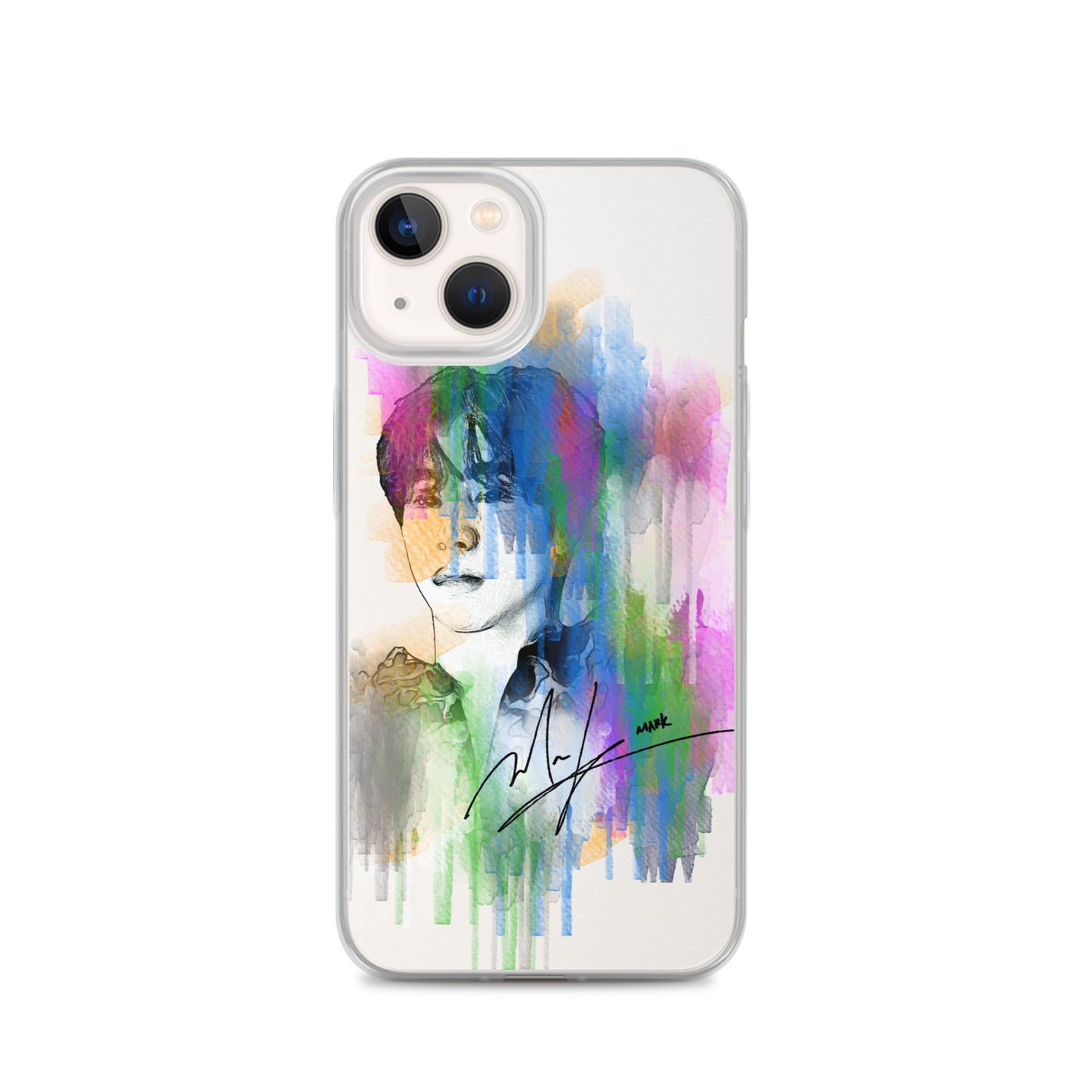 GOT7 Mark, Mark Tuan Waterpaint Portrait iPhone Case