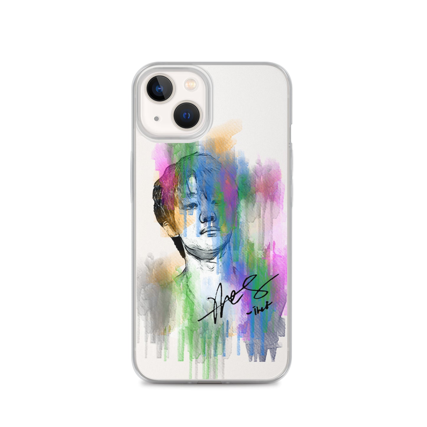 SEVENTEEN The8, Xu Minghao Waterpaint Portrait iPhone Case