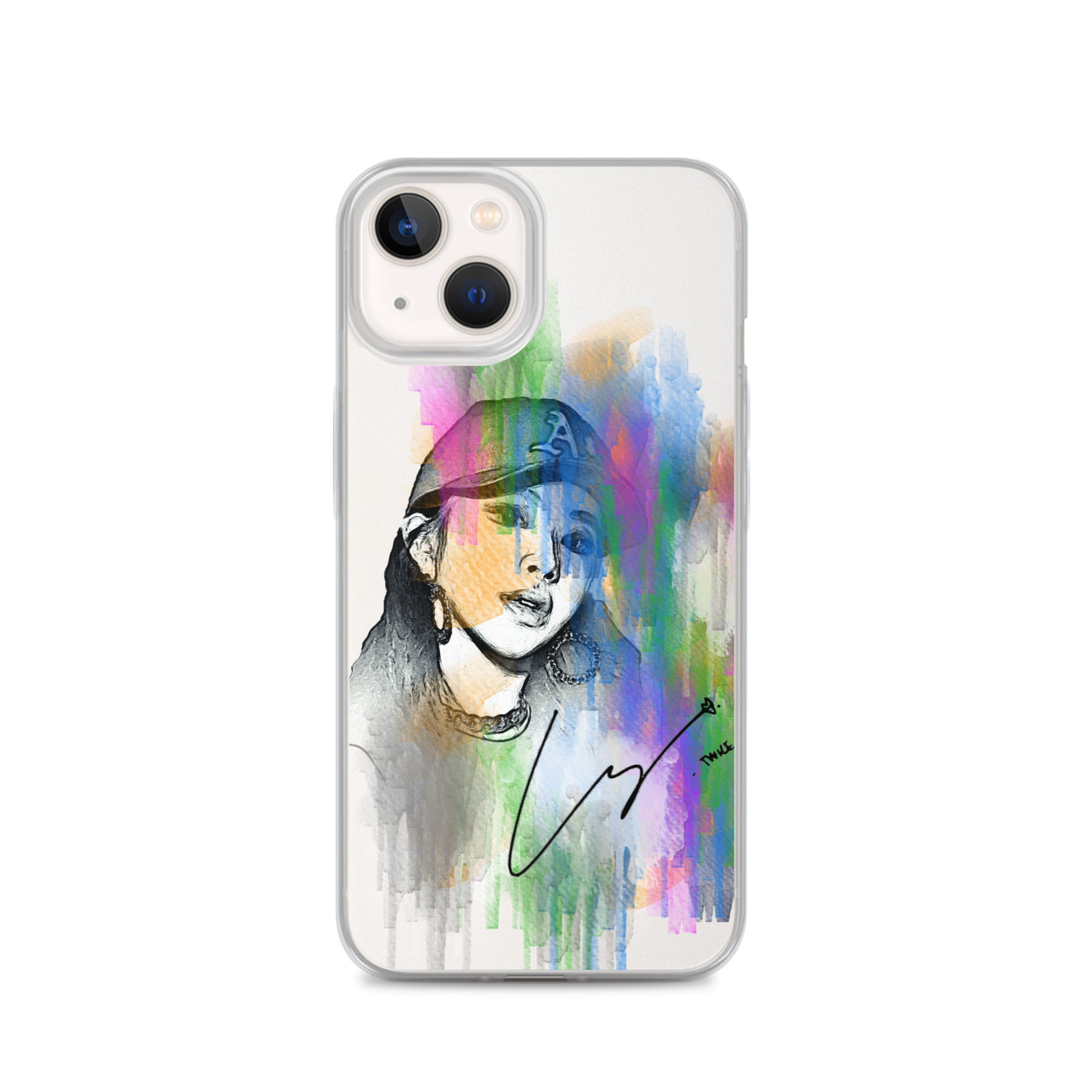 TWICE Chaeyoung, Son Chae-young Waterpaint Portrait iPhone Case