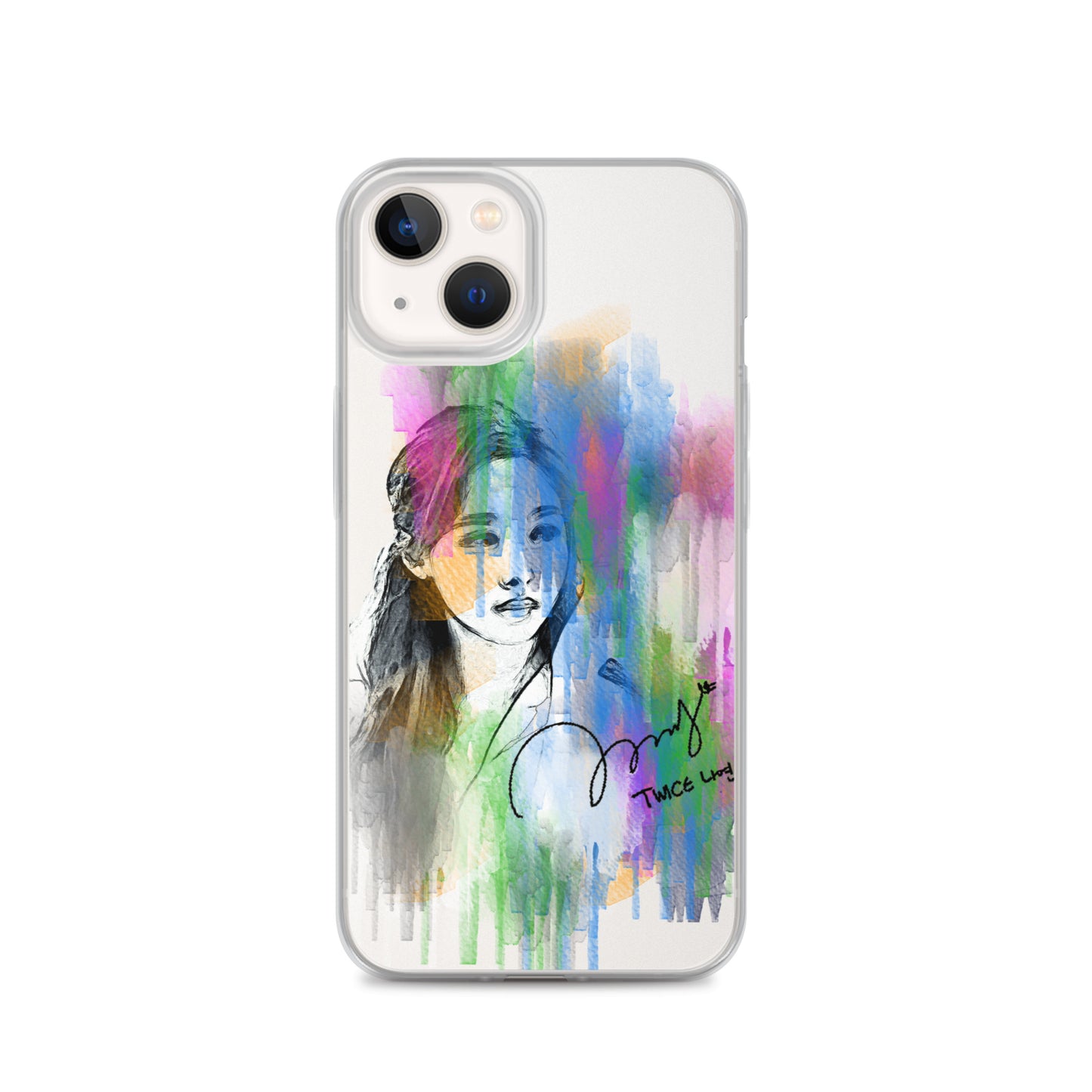 TWICE Nayeon, Im Na-yeon Waterpaint Portrait iPhone Case