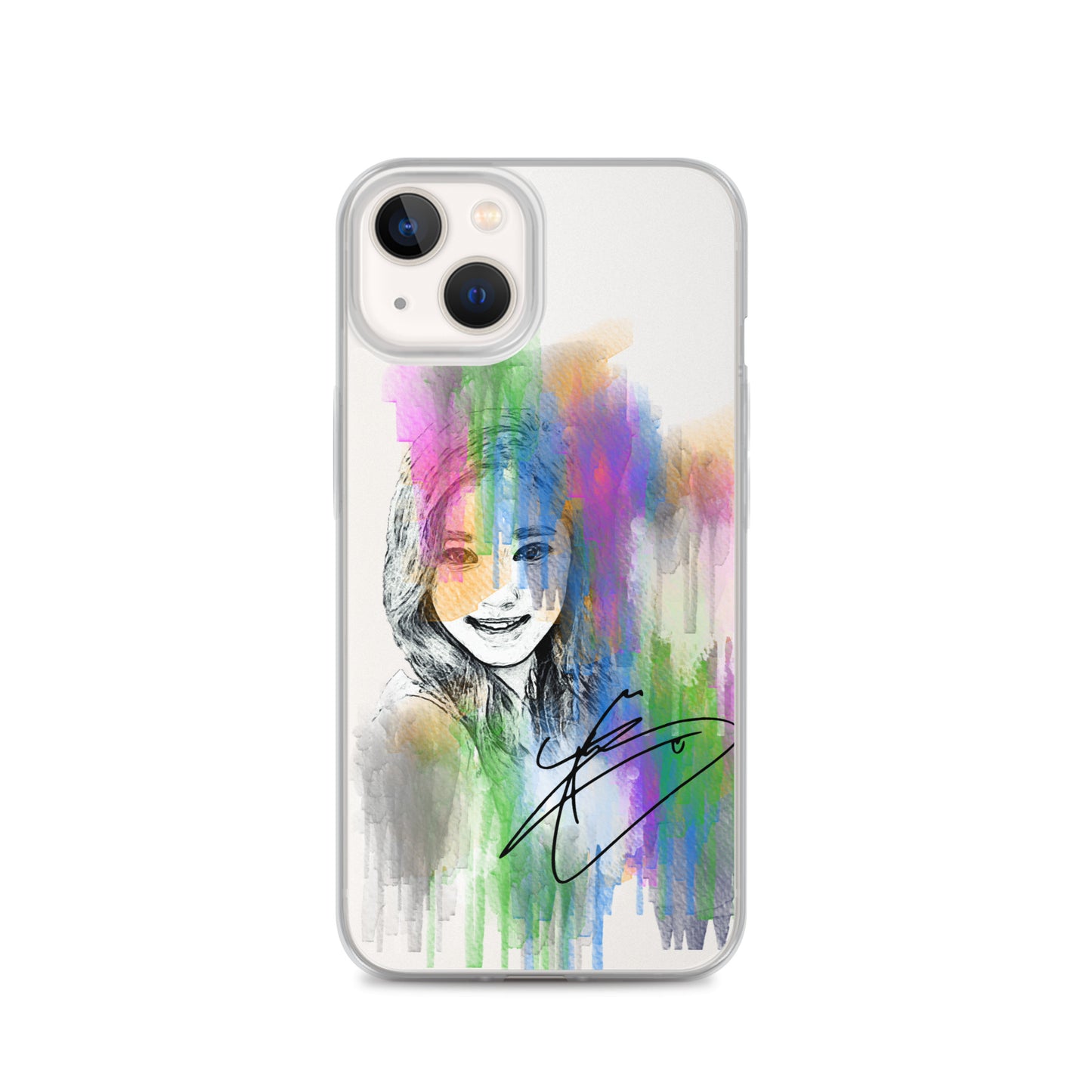 TWICE Tzuyu, Chou Tzu-yu Waterpaint Portrait iPhone Case