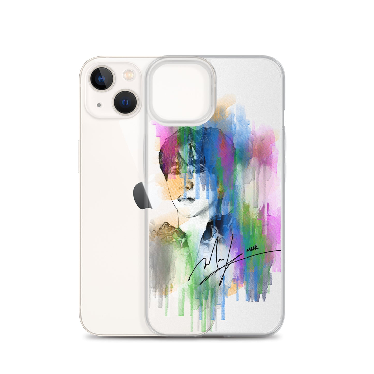 GOT7 Mark, Mark Tuan Waterpaint Portrait iPhone Case