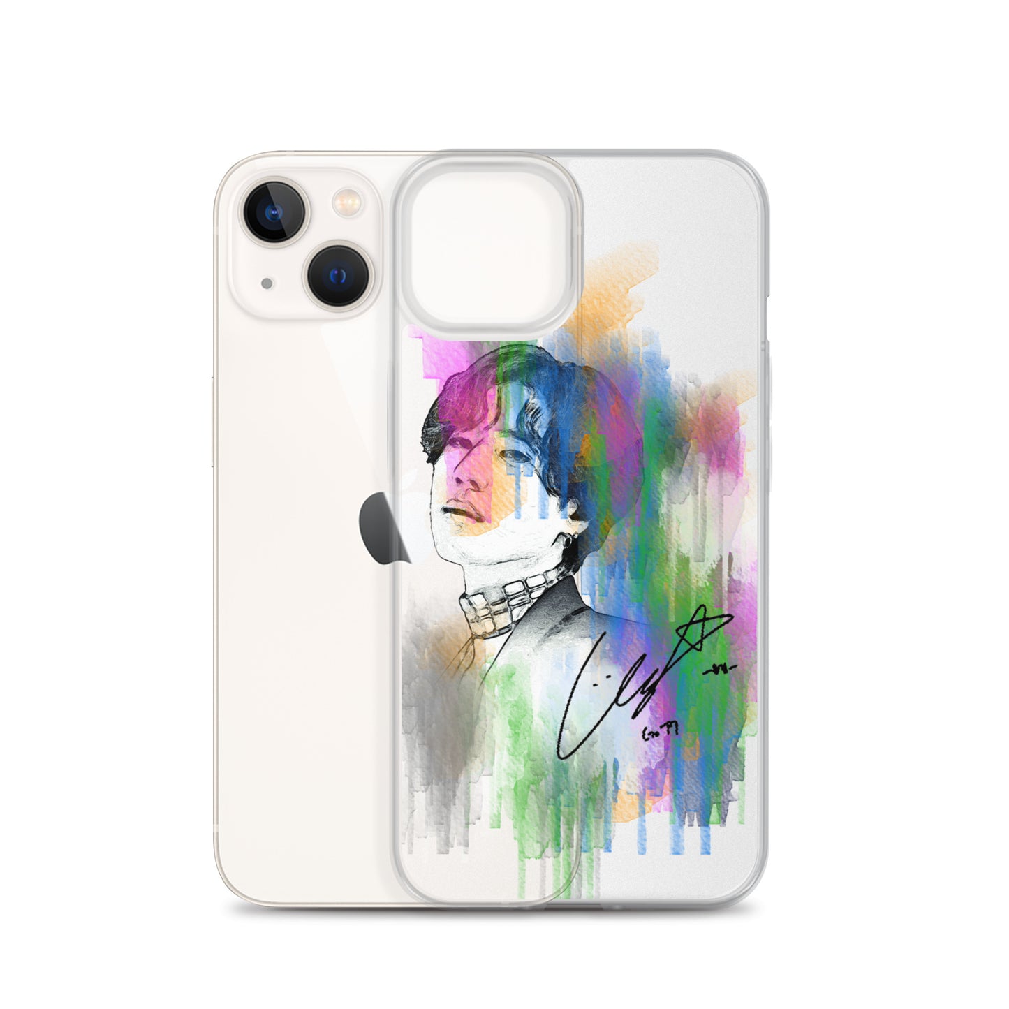 GOT7 Yugyeom, Kim Yu-gyeom Waterpaint Portrait iPhone Case