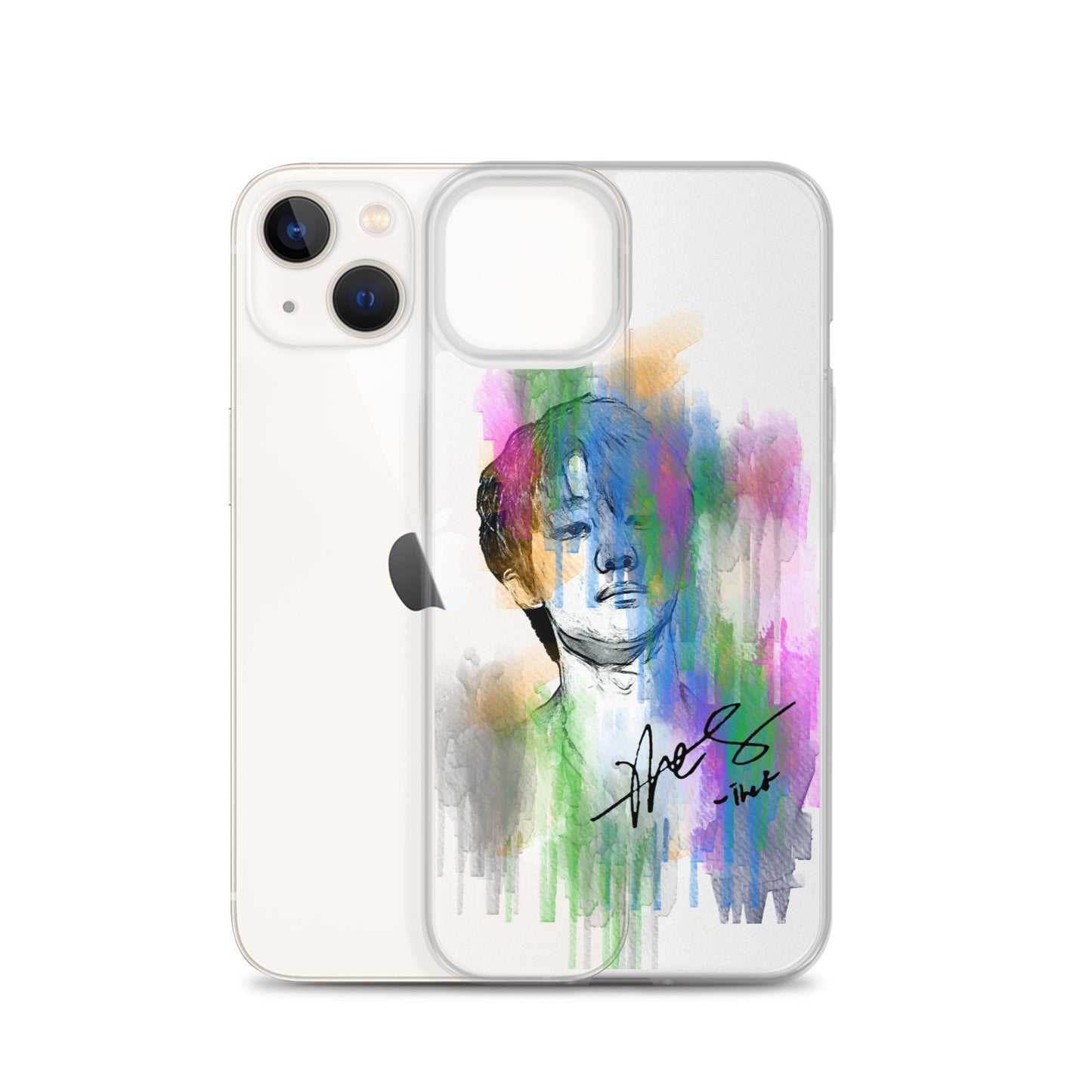 SEVENTEEN The8, Xu Minghao Waterpaint Portrait iPhone Case