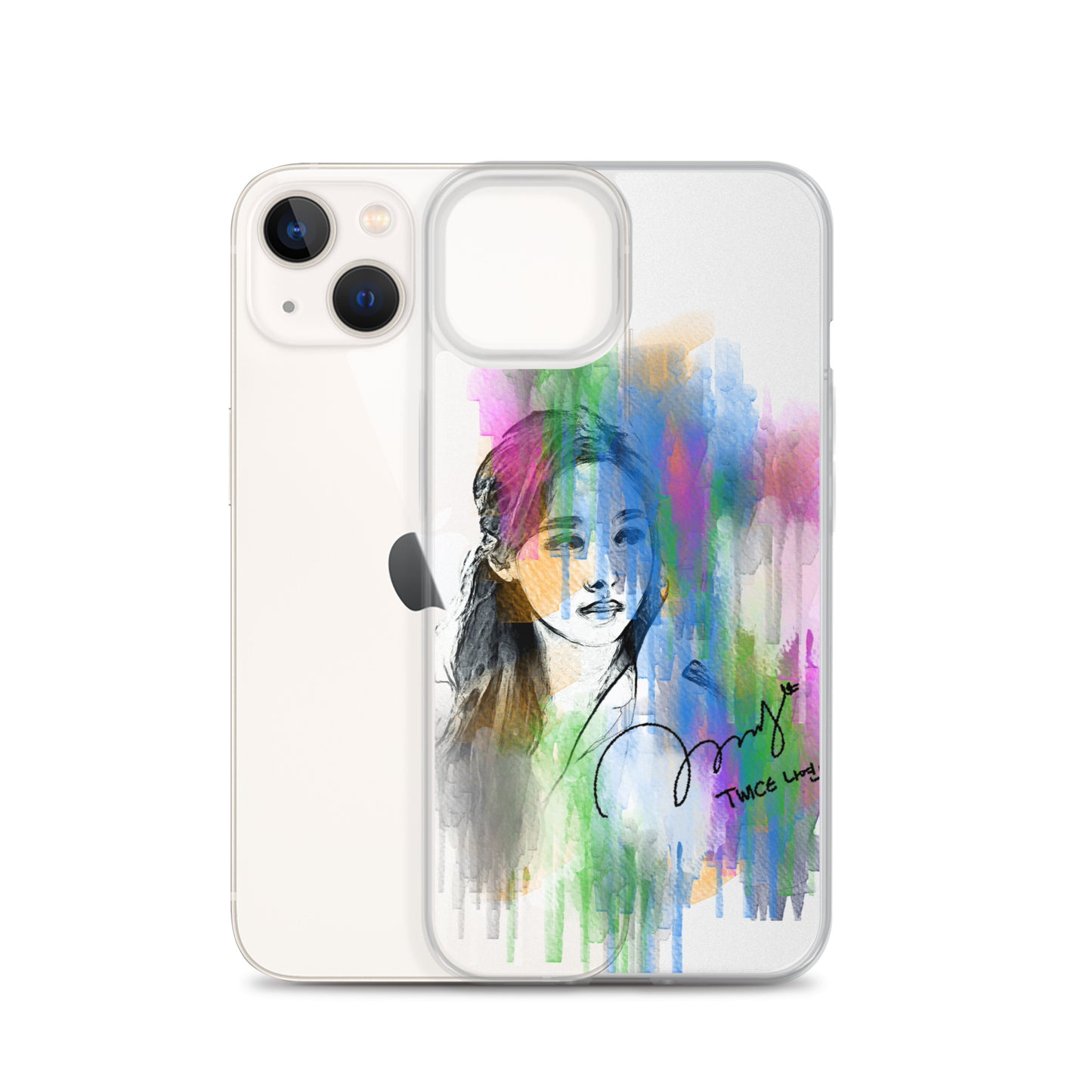 TWICE Nayeon, Im Na-yeon Waterpaint Portrait iPhone Case