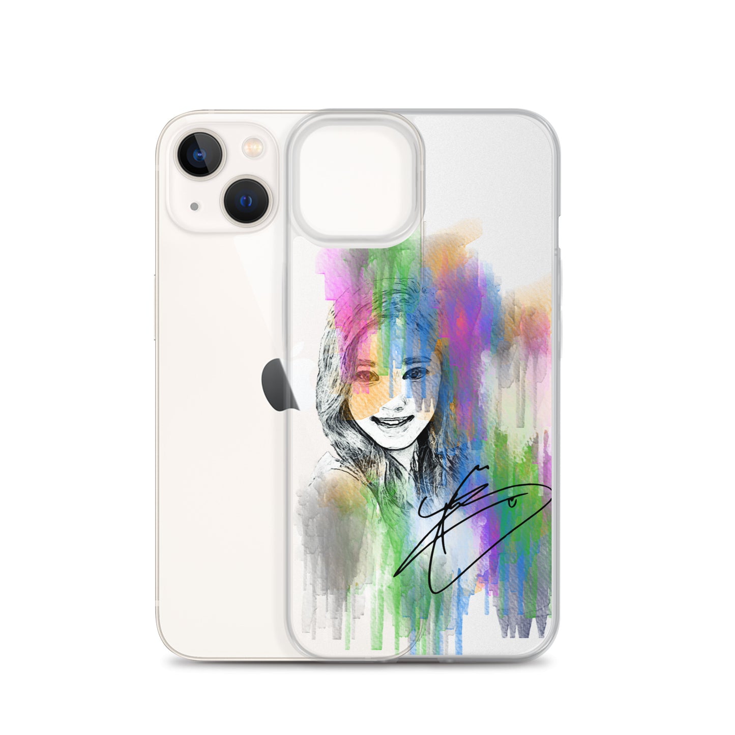 TWICE Tzuyu, Chou Tzu-yu Waterpaint Portrait iPhone Case