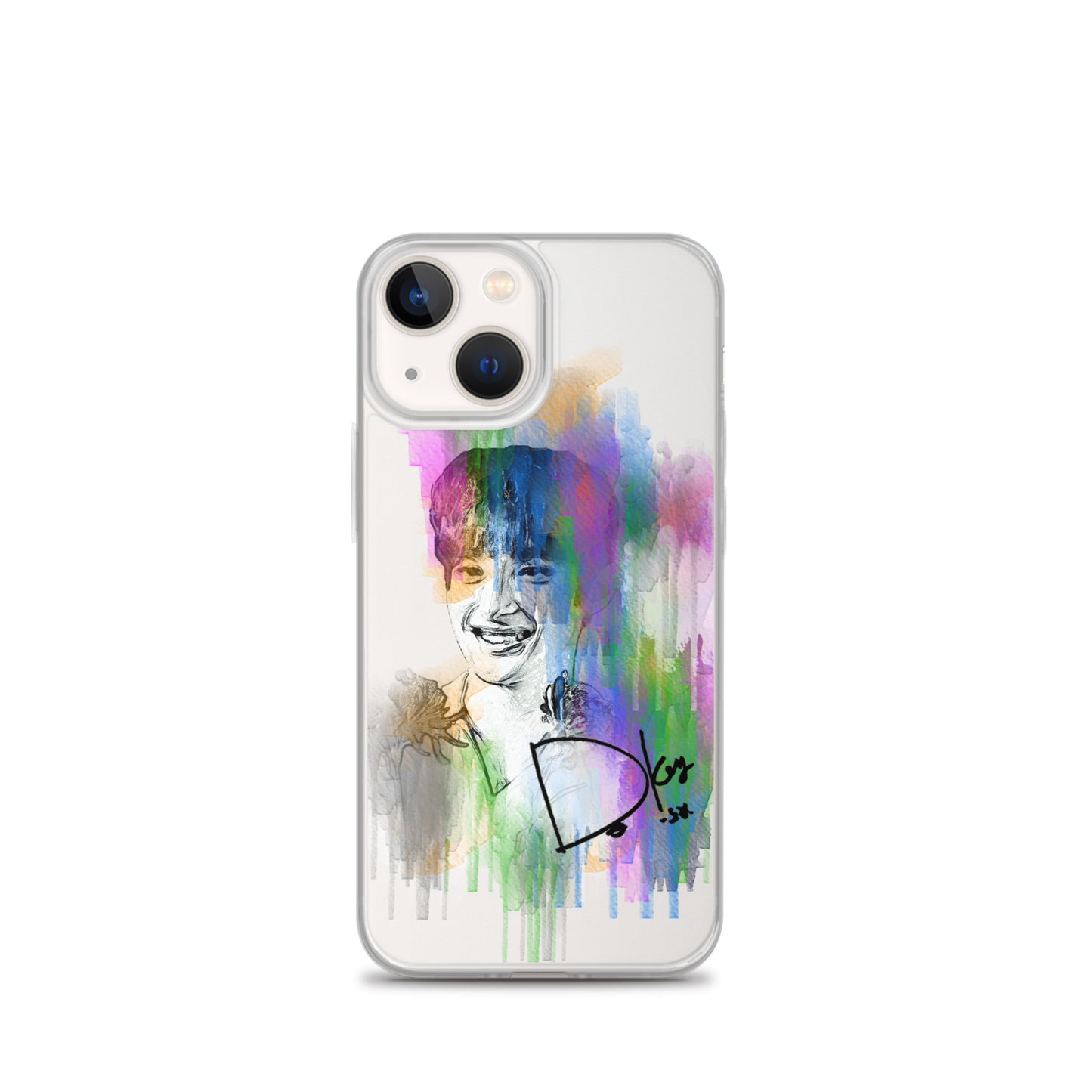 SEVENTEEN DK(Dokyeom), Lee Seok-min Waterpaint Portrait iPhone Case