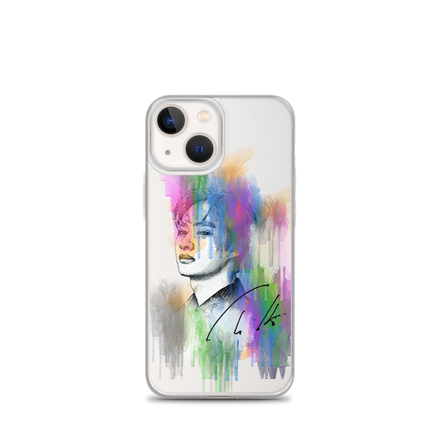 SEVENTEEN Jun, Wen Junhui Waterpaint Portrait iPhone Case