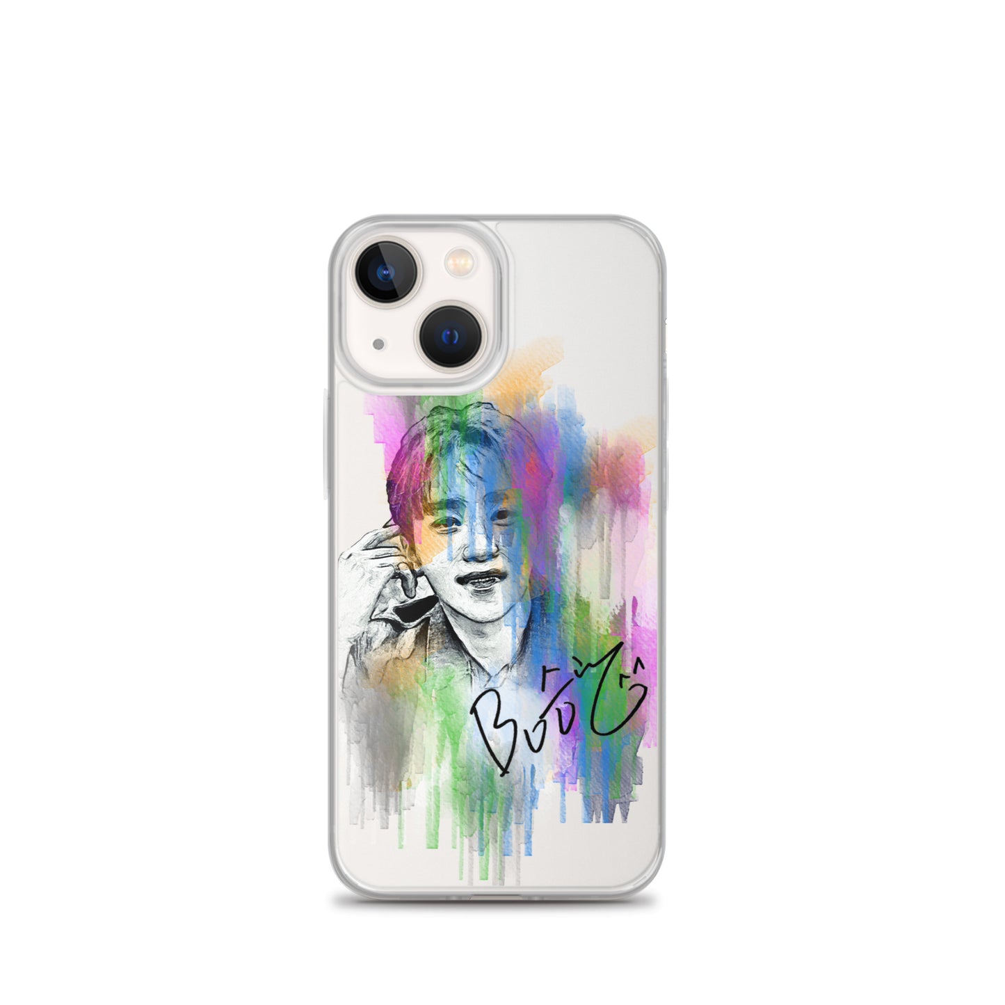 SEVENTEEN Seungkwan, Boo Seung-kwan Waterpaint Portrait iPhone Case