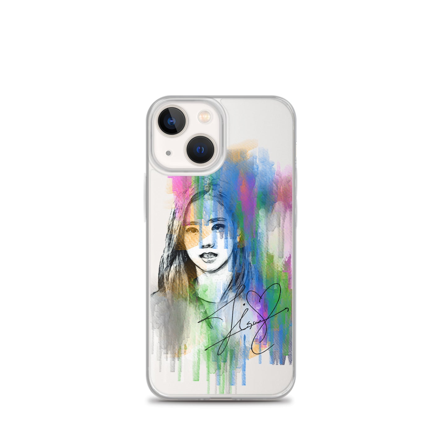 BLACKPINK Jisoo, Kim Jisoo Waterpaint Portrait iPhone Case - kpophow