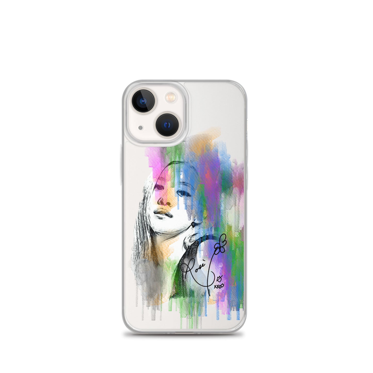 BLACKPINK Rosé, Roseanne Park Waterpaint Portrait iPhone Case - kpophow