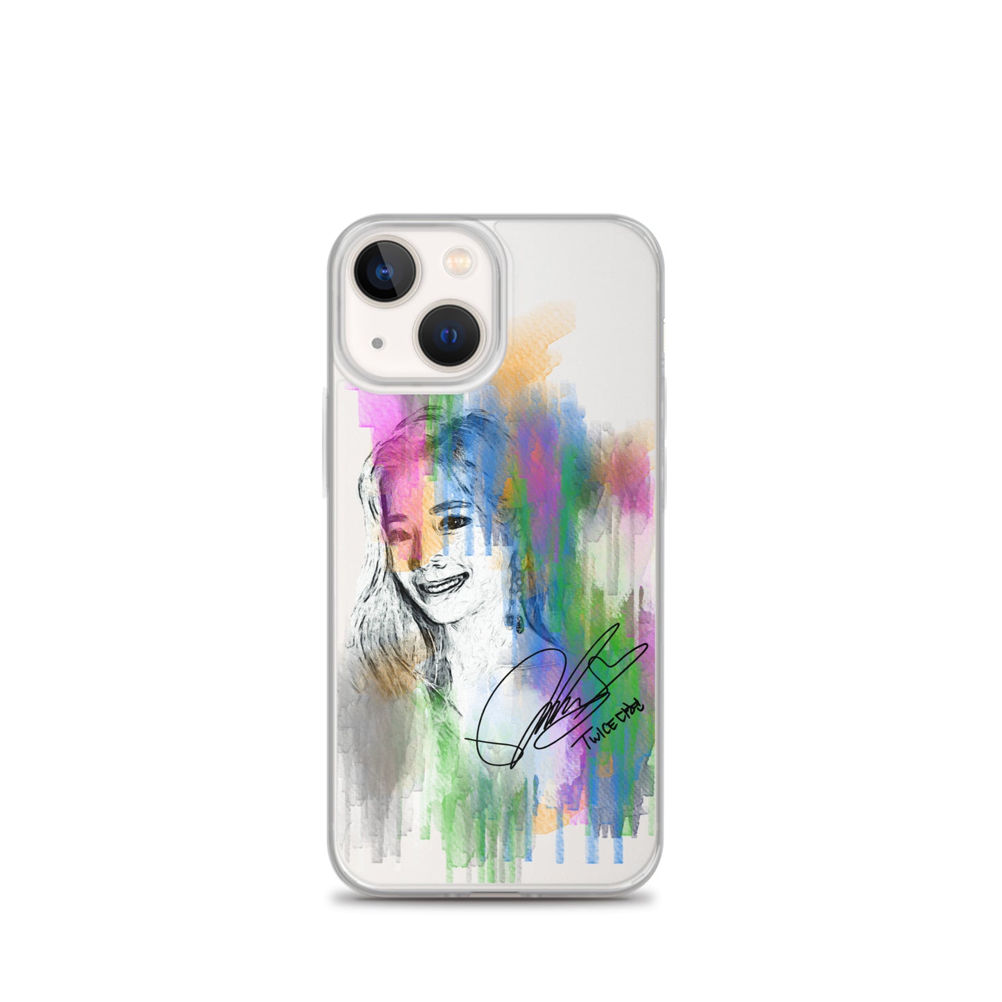 TWICE Dahyun, Kim Da Hyun Waterpaint Portrait iPhone Case