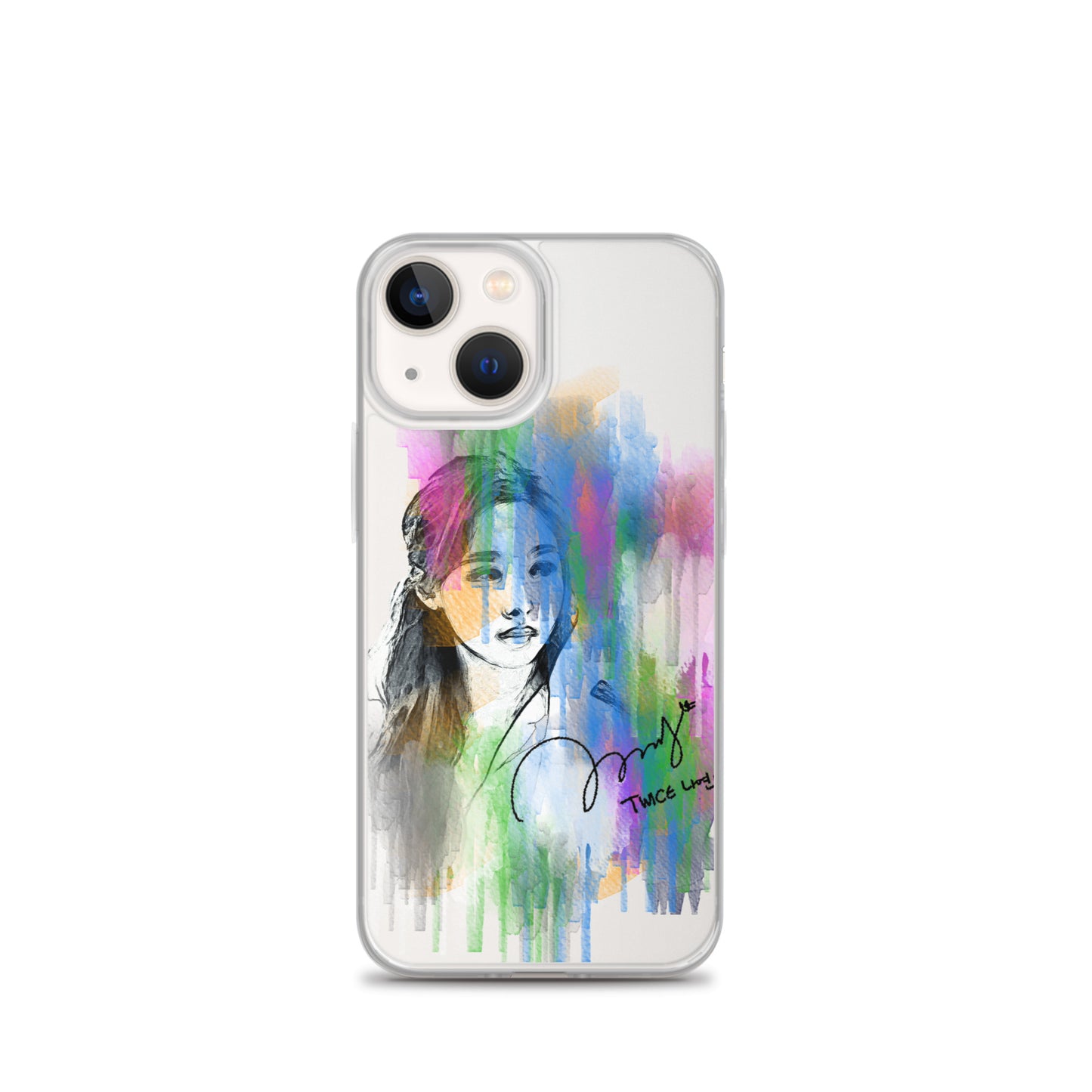 TWICE Nayeon, Im Na-yeon Waterpaint Portrait iPhone Case