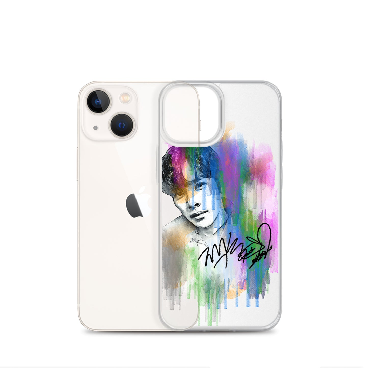 GOT7 Jackson, Jackson Wang Waterpaint Portrait iPhone Case