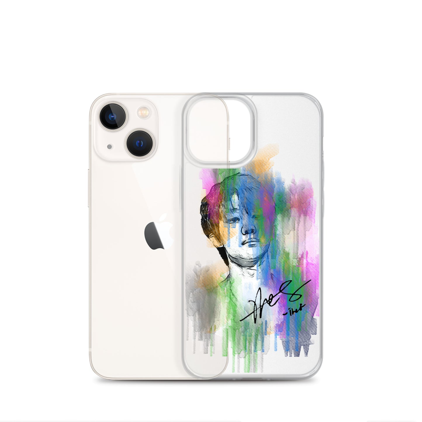 SEVENTEEN The8, Xu Minghao Waterpaint Portrait iPhone Case