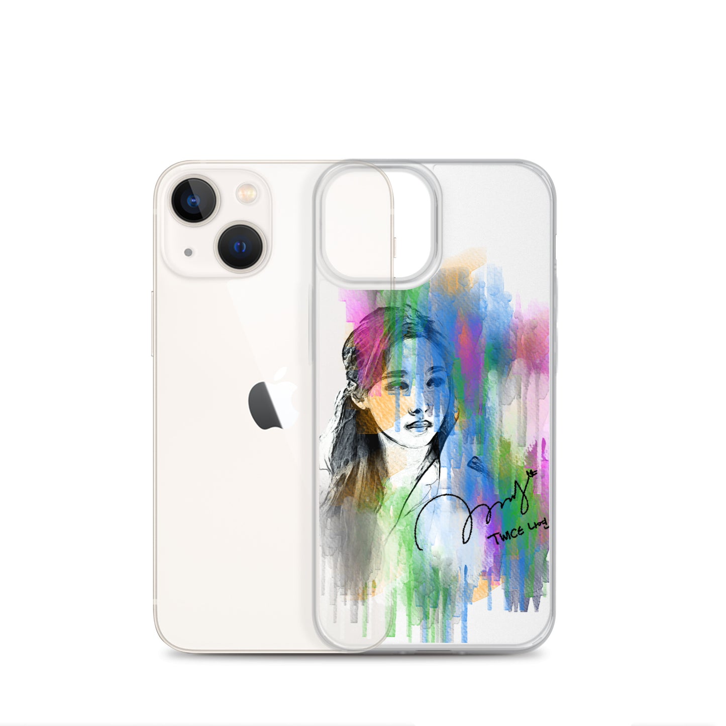 TWICE Nayeon, Im Na-yeon Waterpaint Portrait iPhone Case