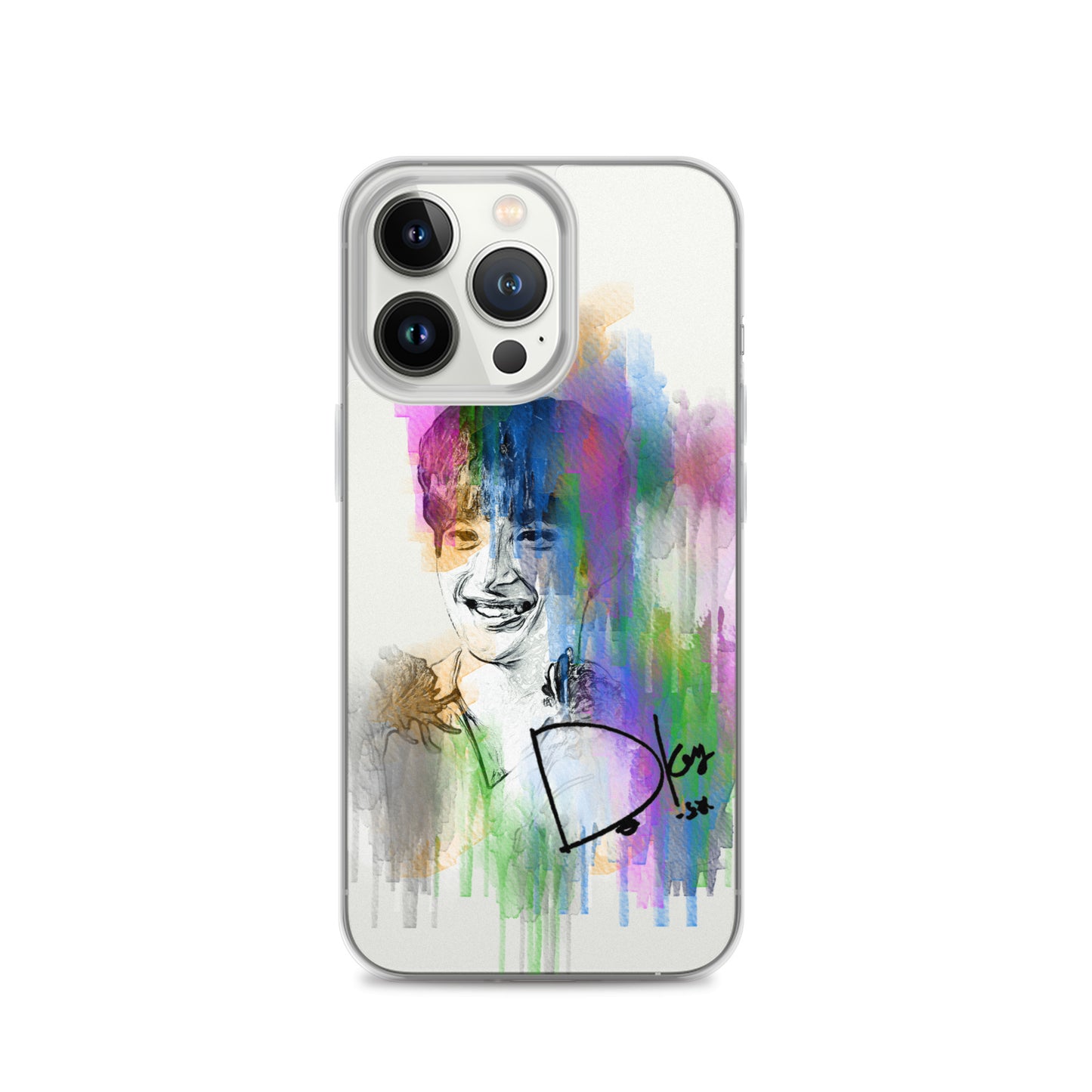 SEVENTEEN DK(Dokyeom), Lee Seok-min Waterpaint Portrait iPhone Case