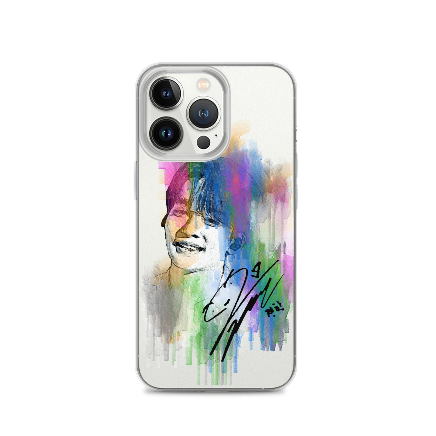 SEVENTEEN Jeonghan, Yoon Jeonghan Waterpaint Portrait iPhone Case