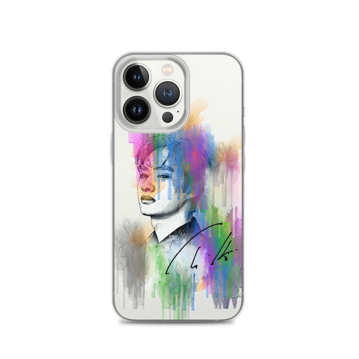 SEVENTEEN Jun, Wen Junhui Waterpaint Portrait iPhone Case